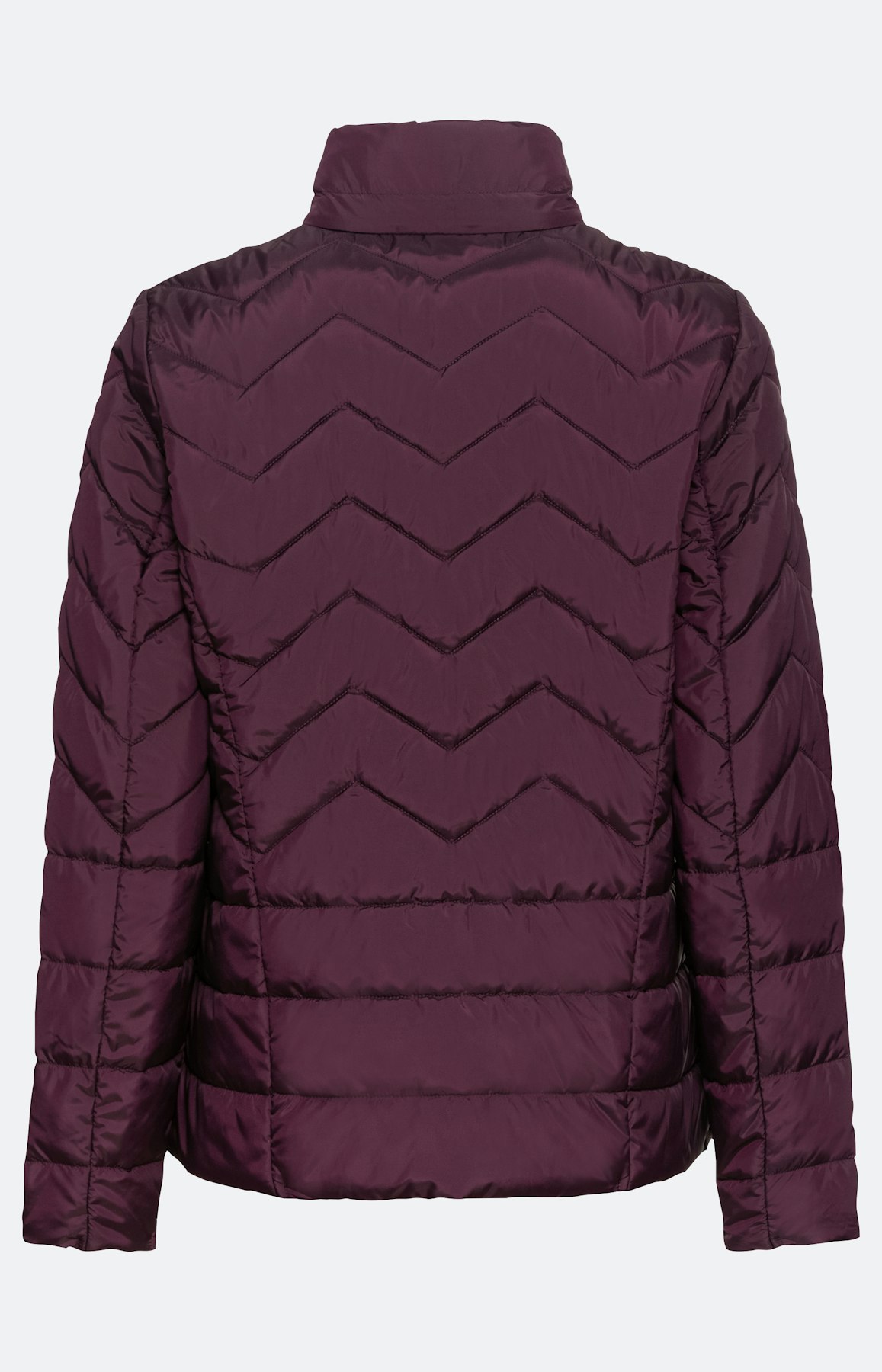 Steppjacke mit versteckter Kapuze