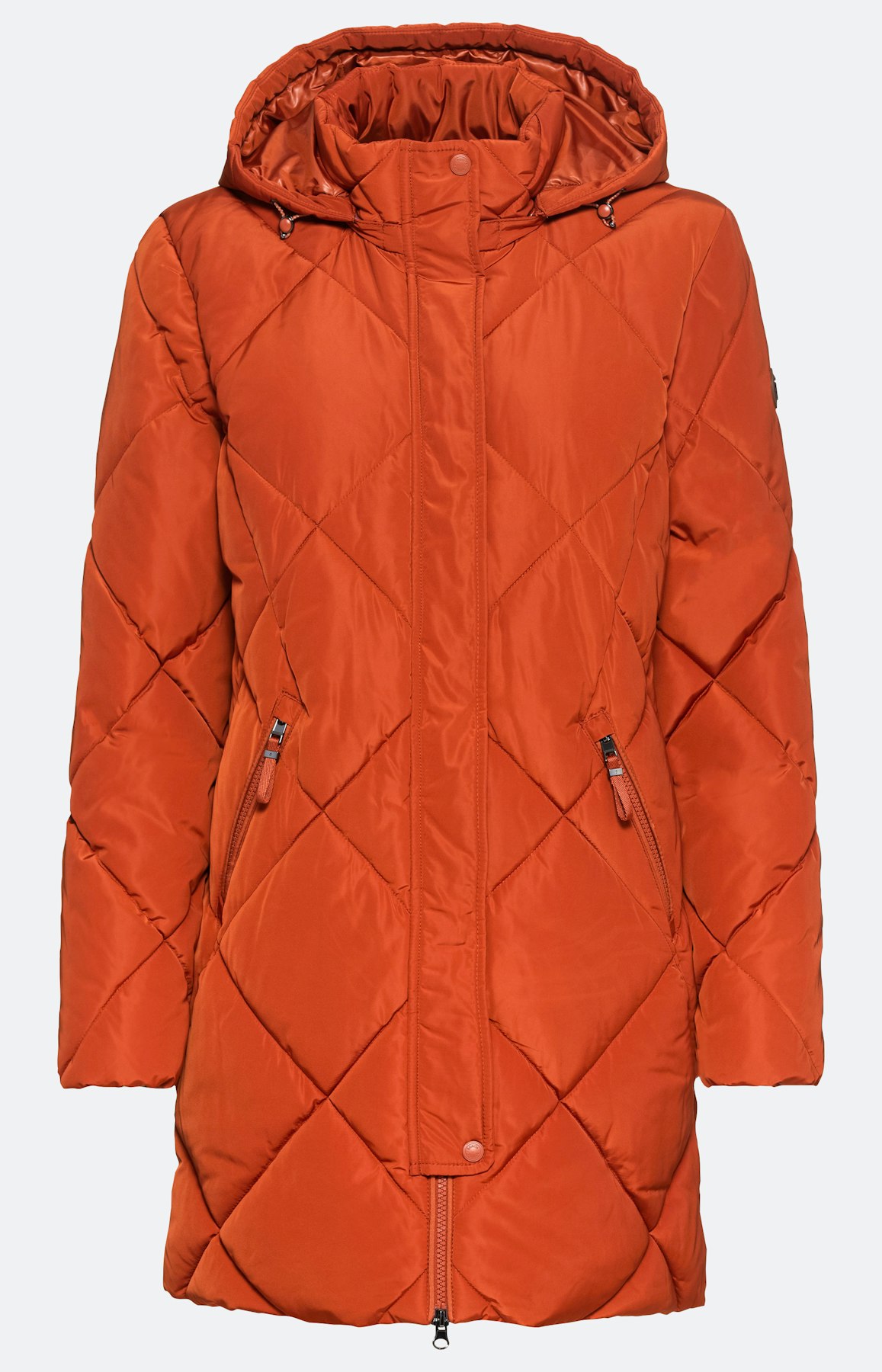 Stepp-Mantel mit Kapuze