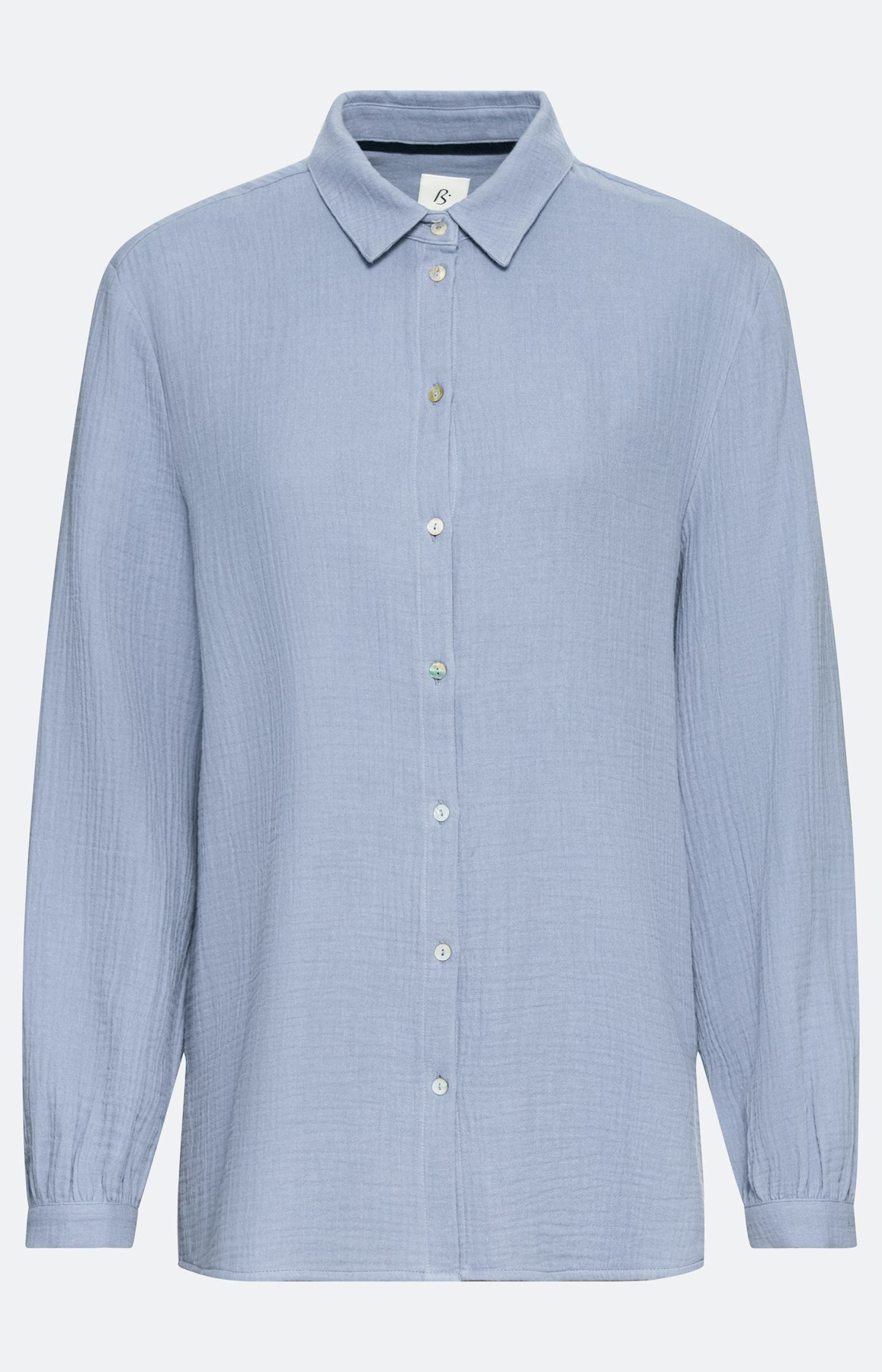 Musselinbluse mit langem Arm