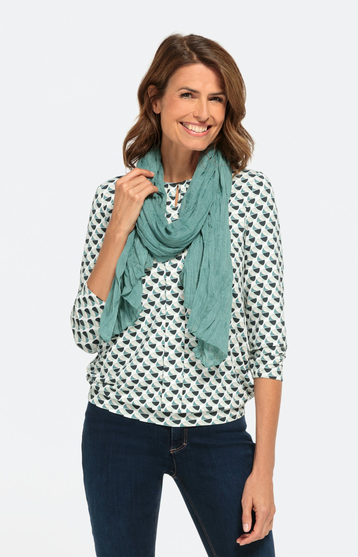 Leichter Schal mit Struktur