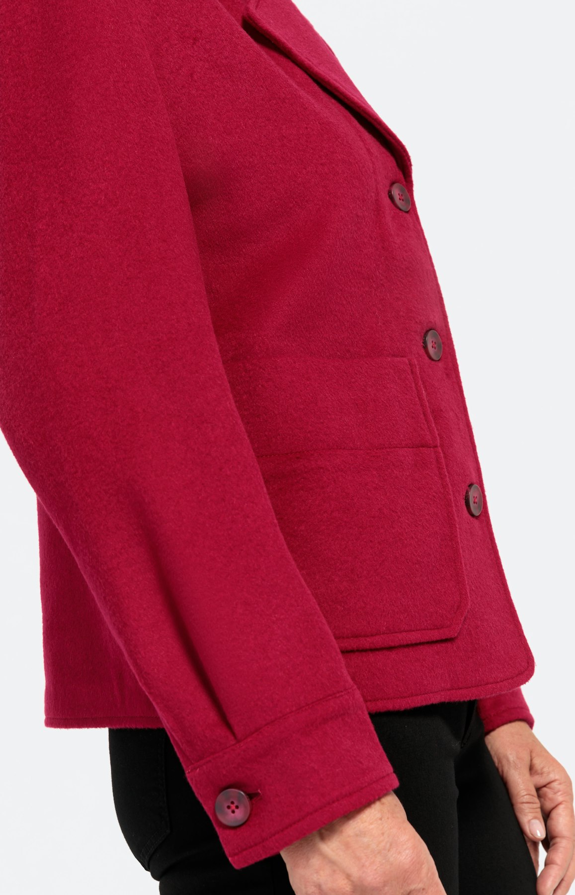 Blazer mit aufgesetzten Taschen