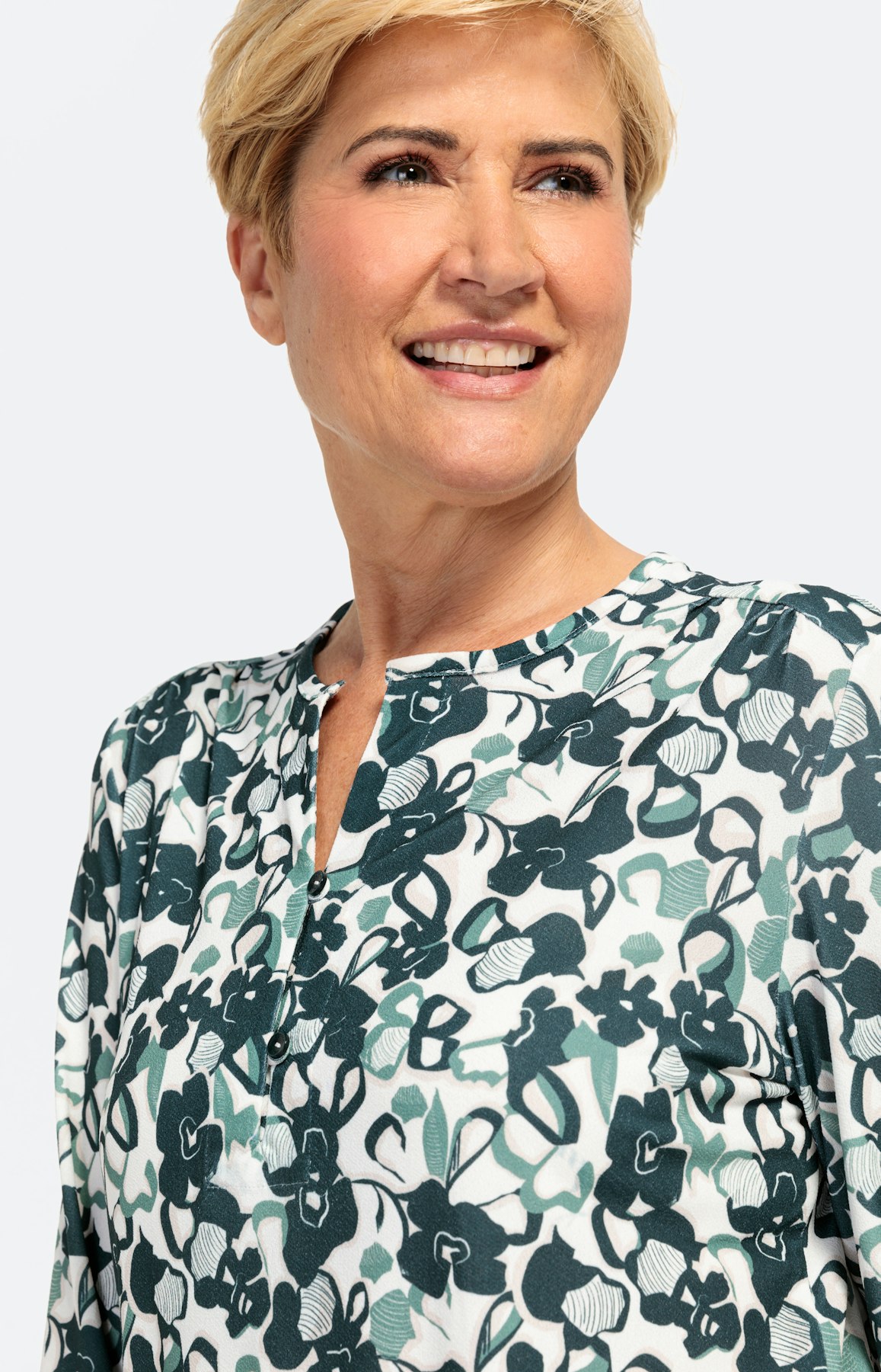 Leichte Bluse mit 3/4-Arm