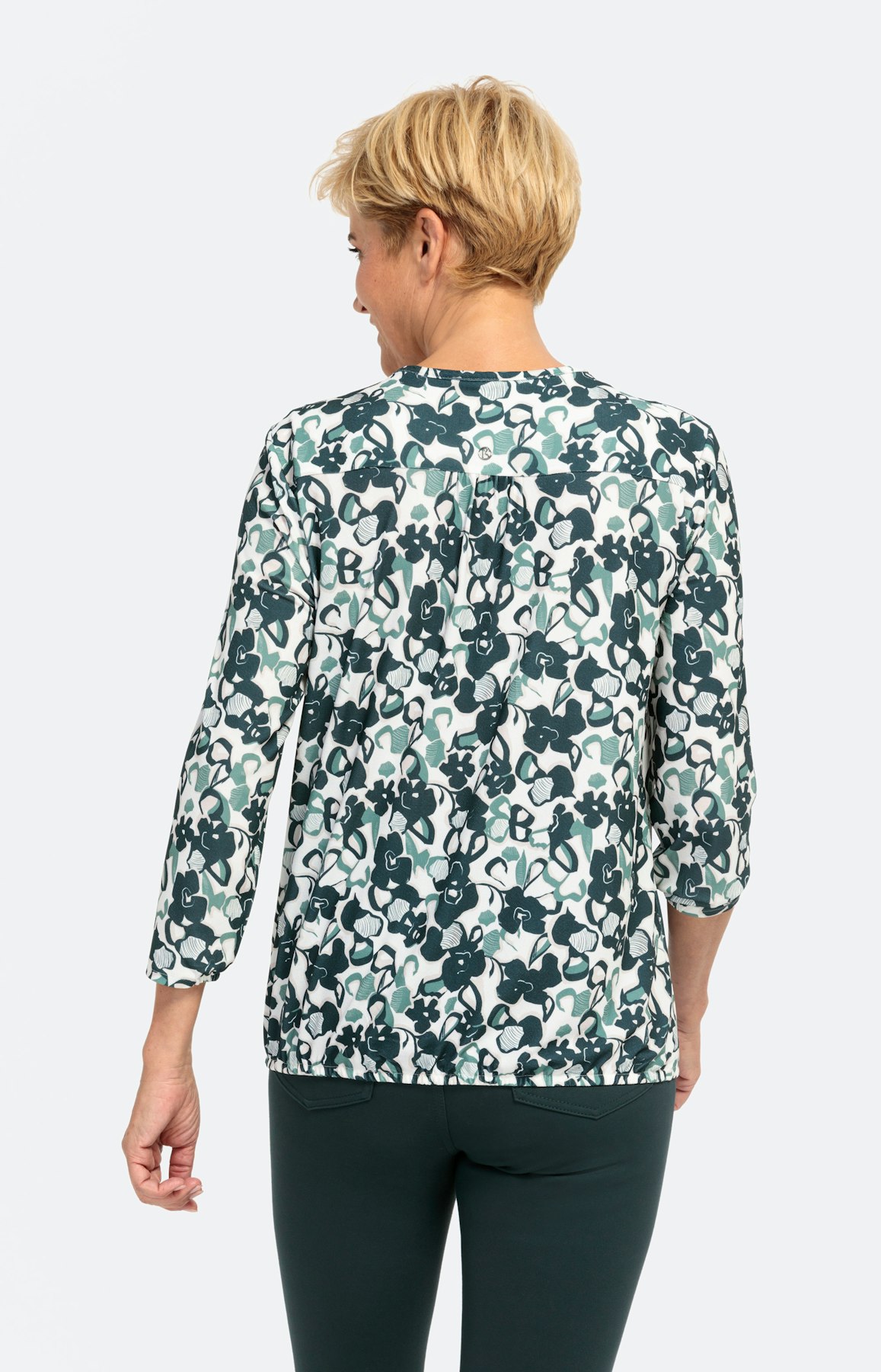 Leichte Bluse mit 3/4-Arm