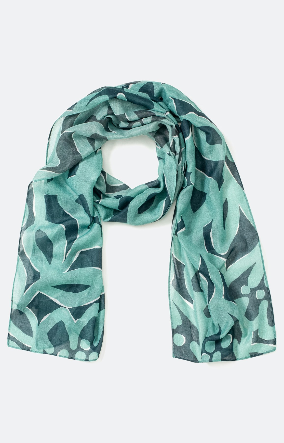 Leichter Schal mit Print