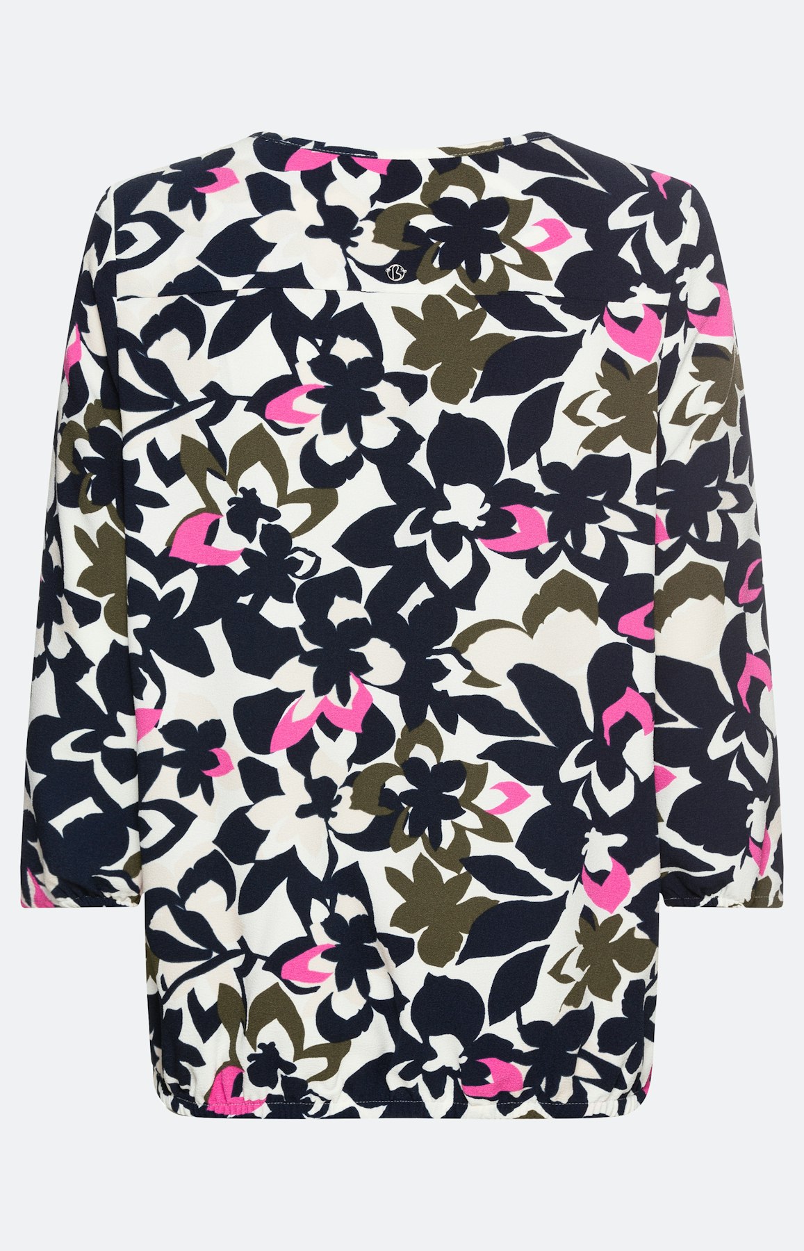 Gemustertes Shirt mit 3/4-Ärmel