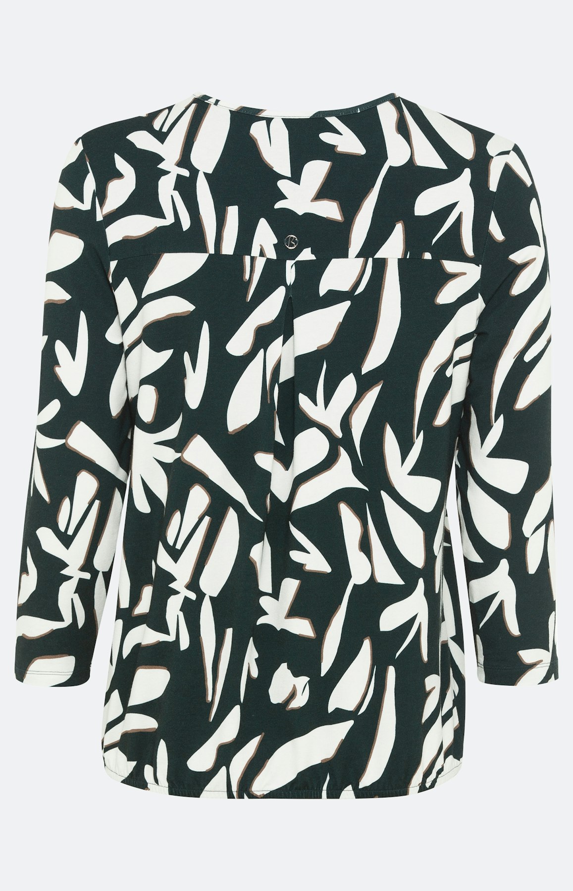 V-Ausschnitt Shirt mit 3/4-Ärmel