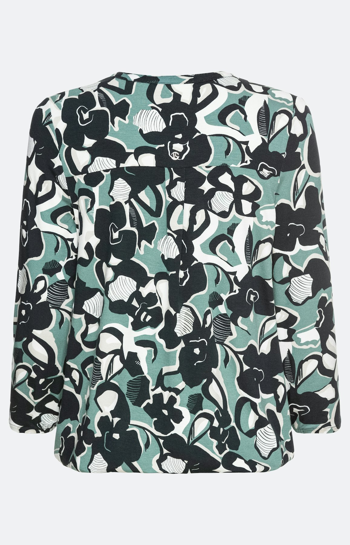 Print-Shirt mit 3/4-Ärmel