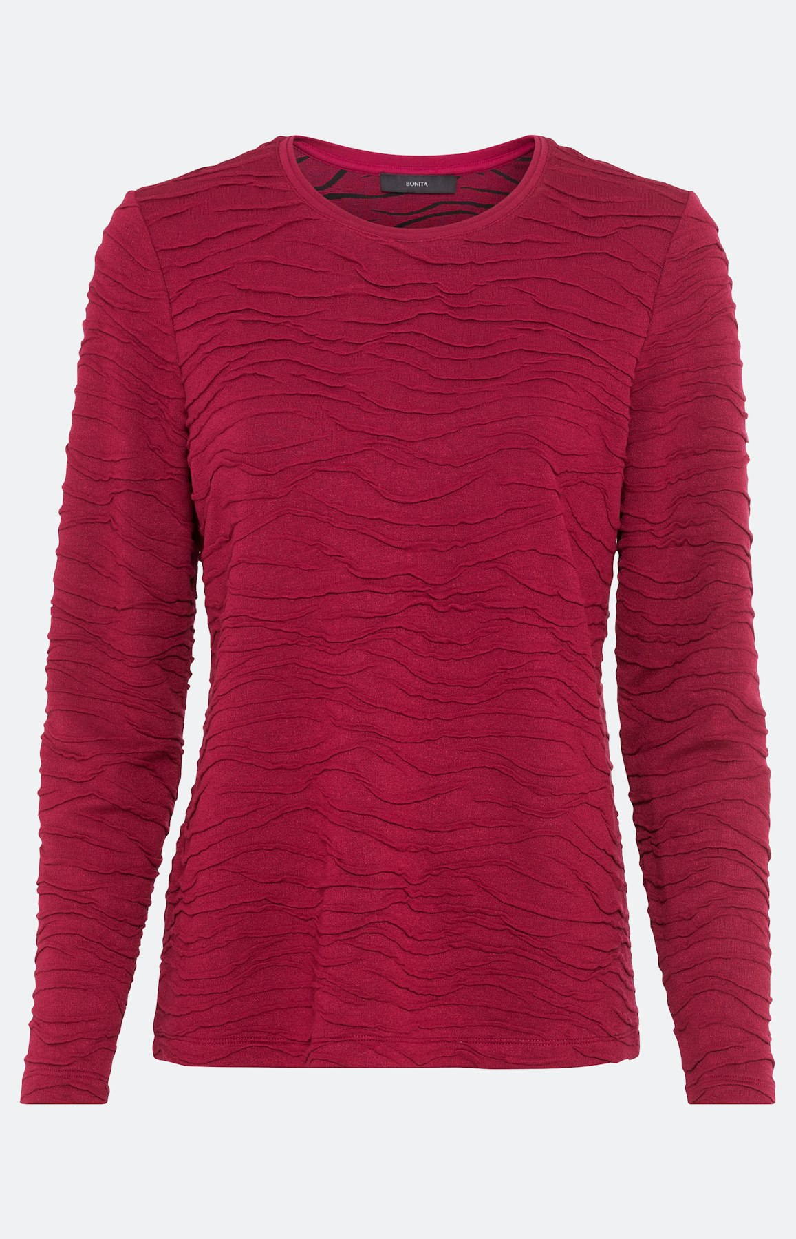 Strukturiertes Langarmshirt