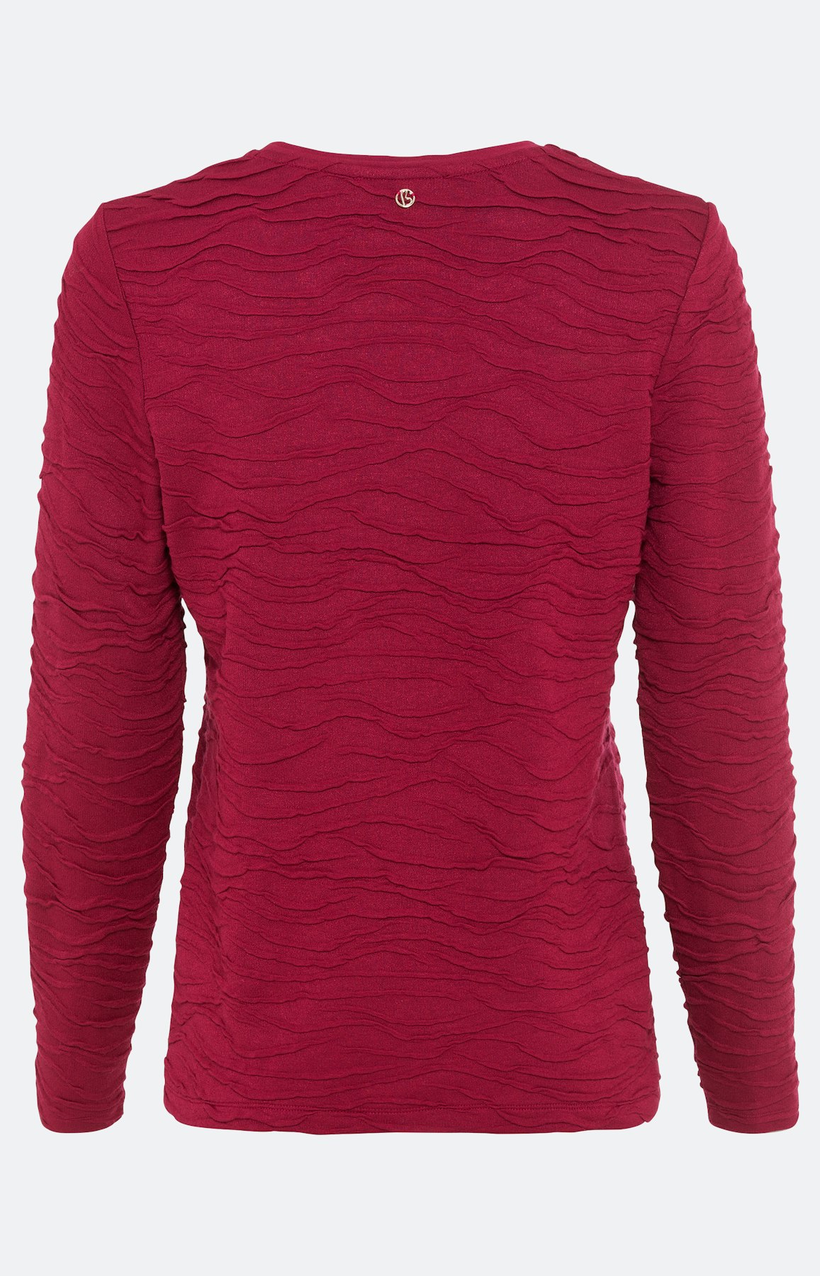 Strukturiertes Langarmshirt