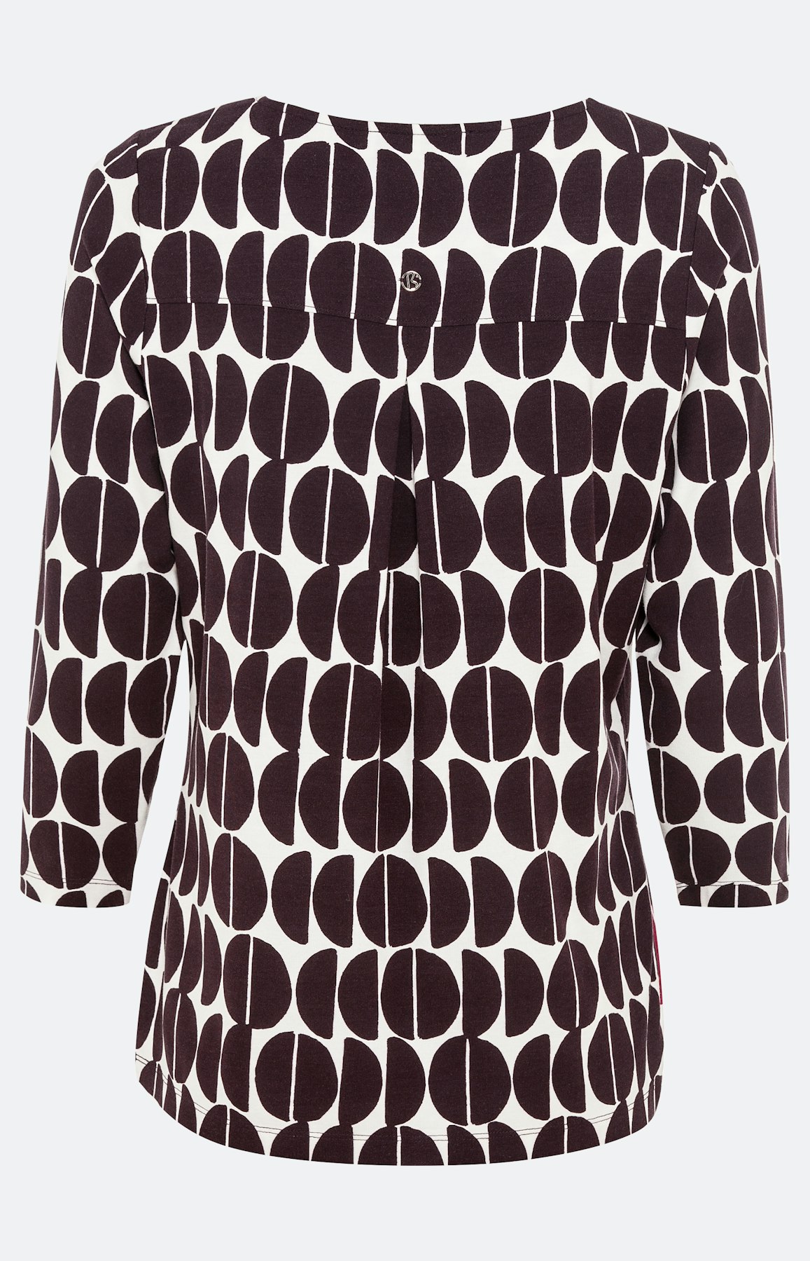 Bedrucktes Shirt mit 3/4-Arm