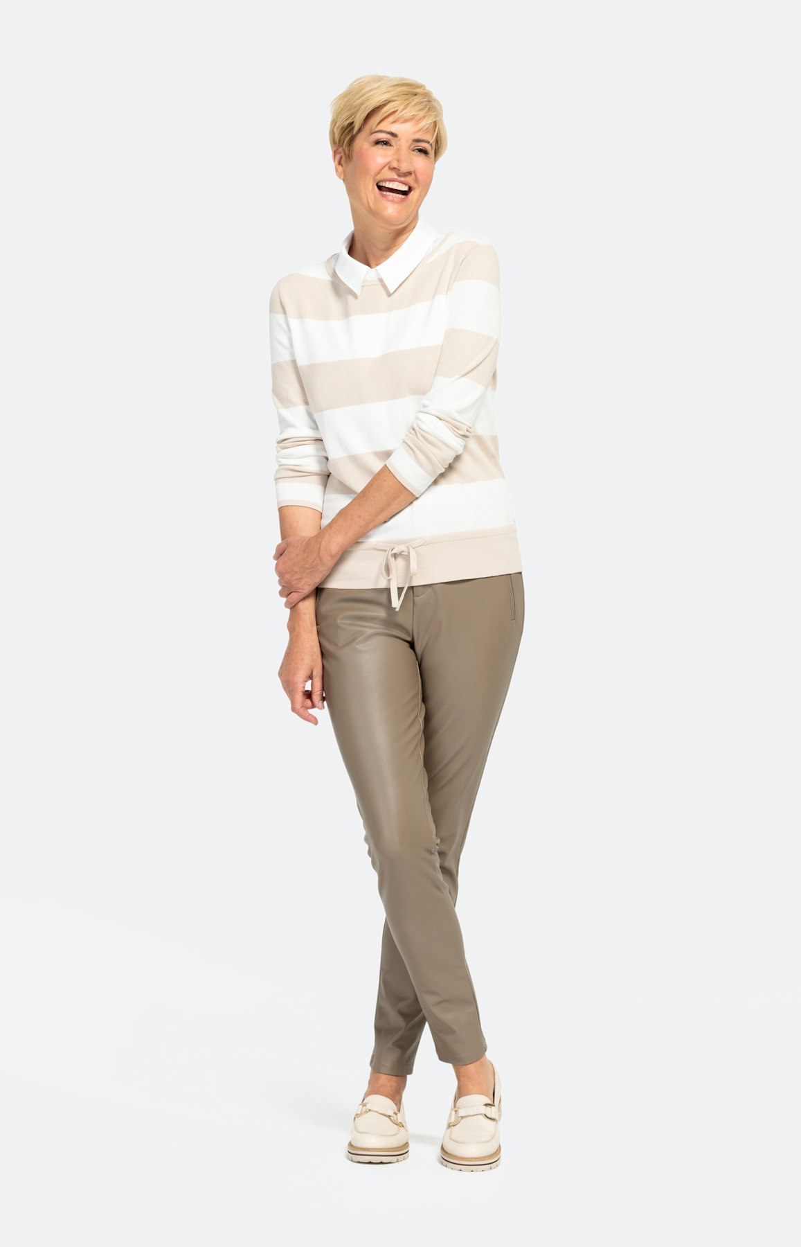 Langarm-Sweatshirt mit Tunnelzug