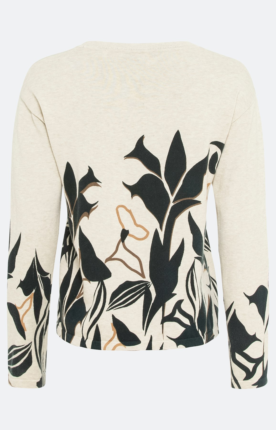 Bedruckter Pullover mit langem Ärmel