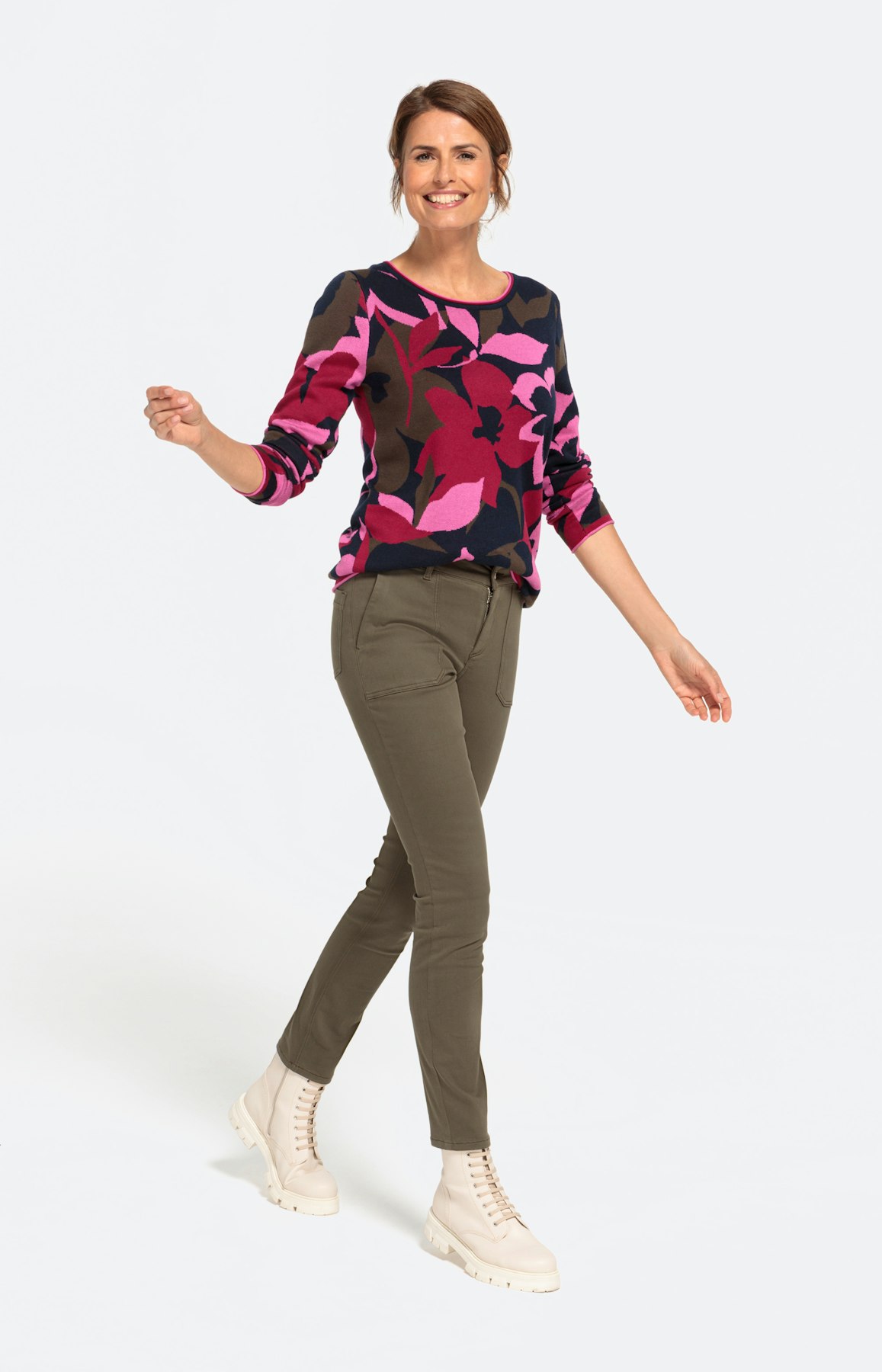 Jeans mit aufgesetzten Taschen 30inch