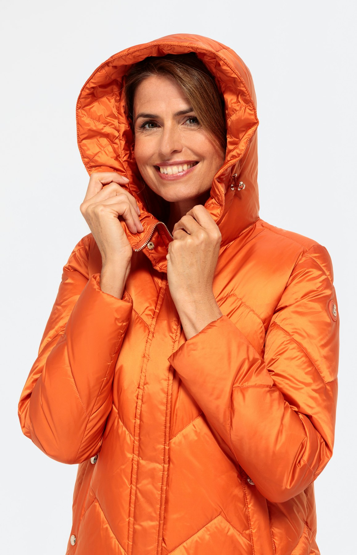 Steppjacke mit Kapuze