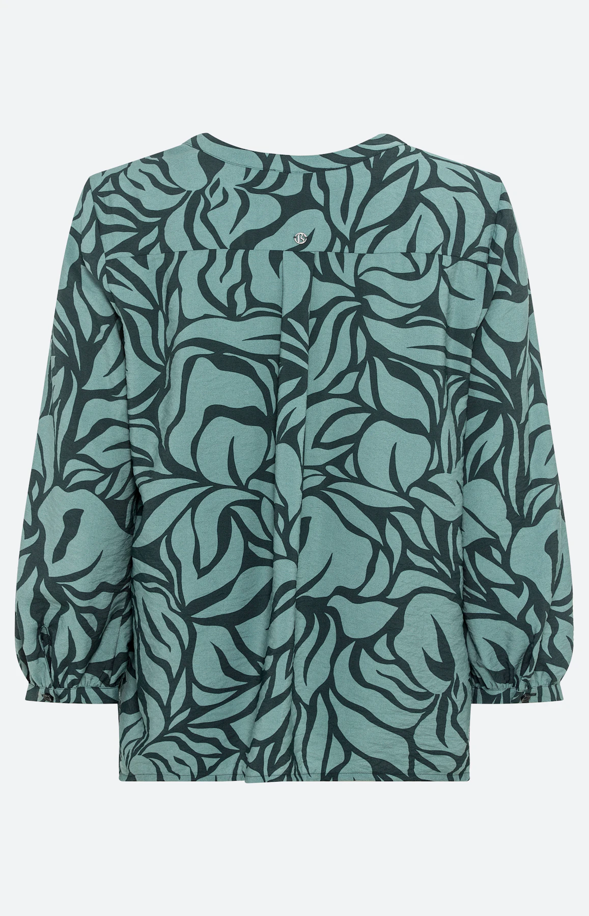 Bedruckte Bluse mit 3/4-Ärmel