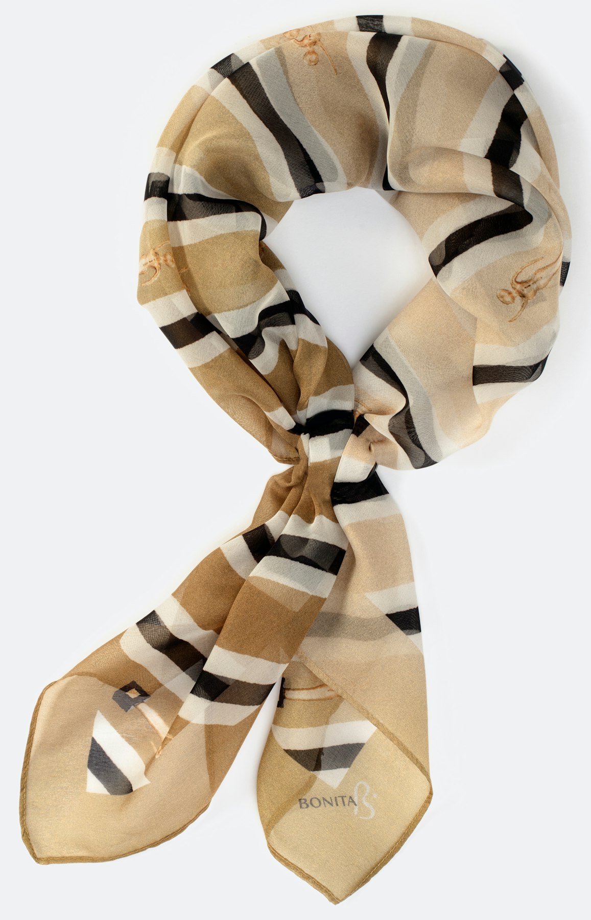 Gestreiftes Chiffontuch