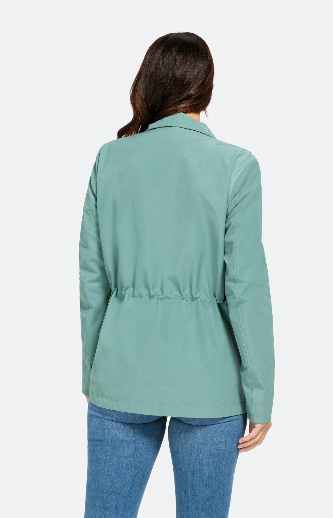 Leichter Parka mit hohem Kragen