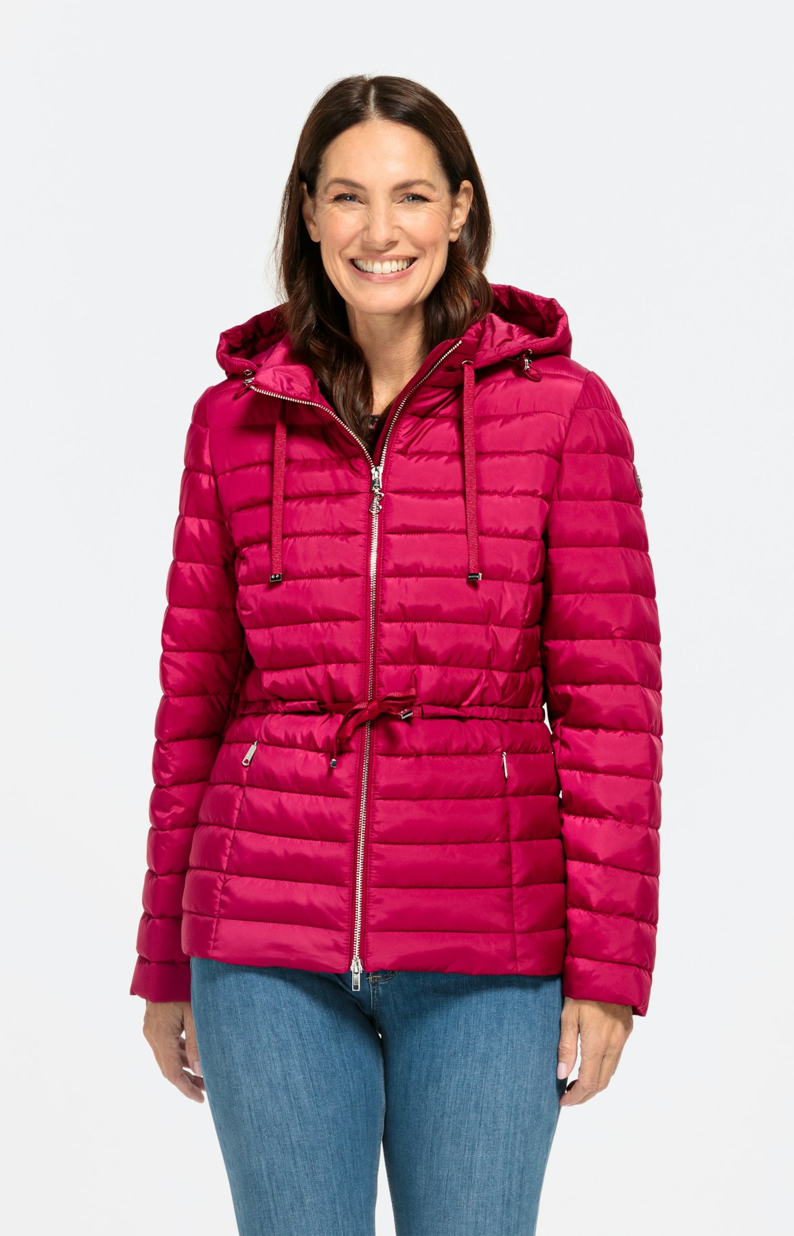 Steppjacke mit Kapuze