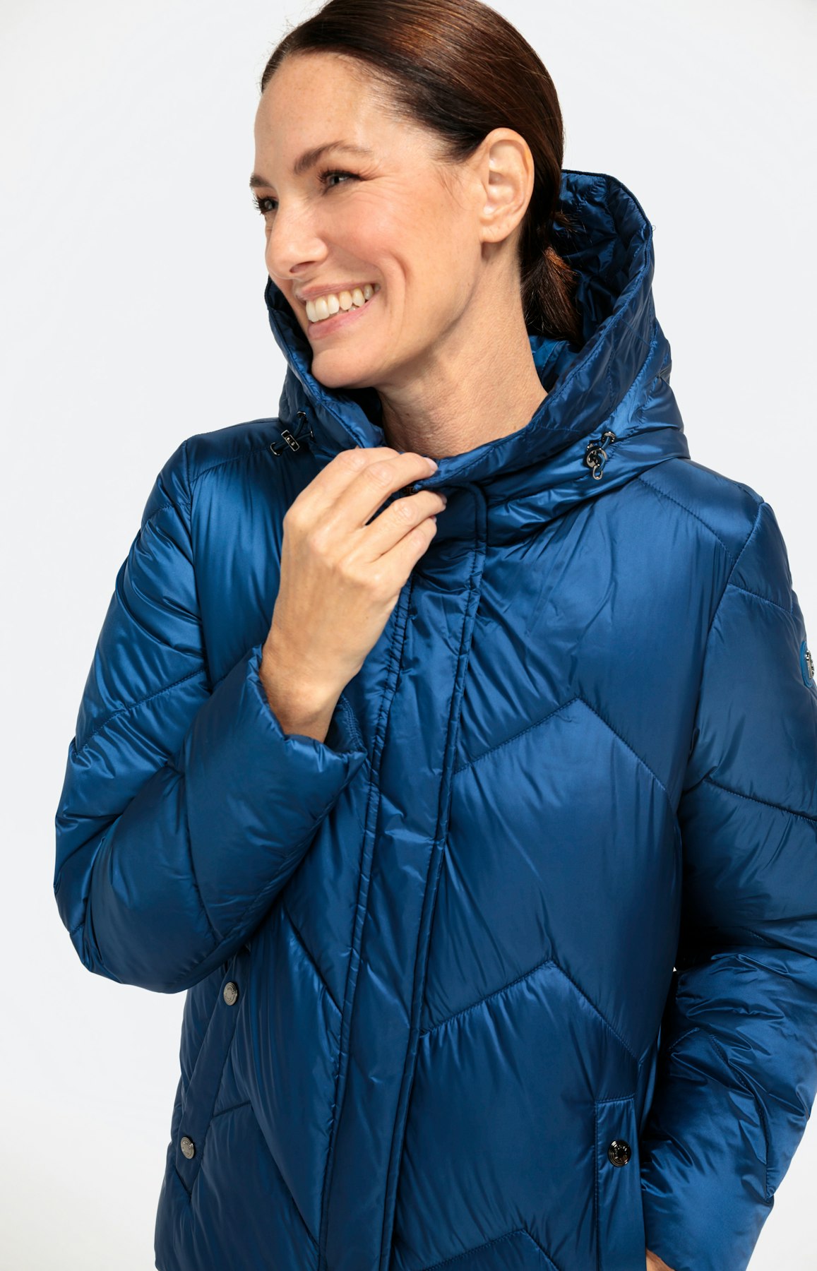 Steppjacke mit Kapuze