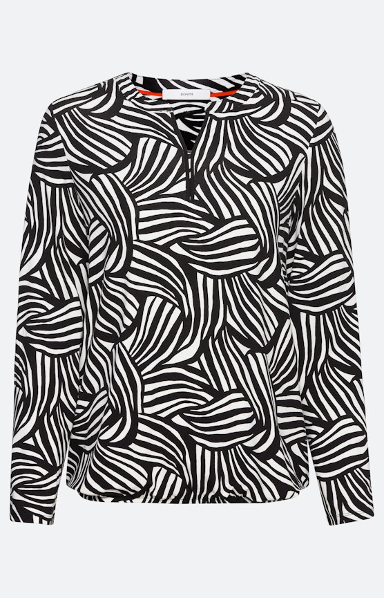 Langarm-Shirt mit Zebraprint