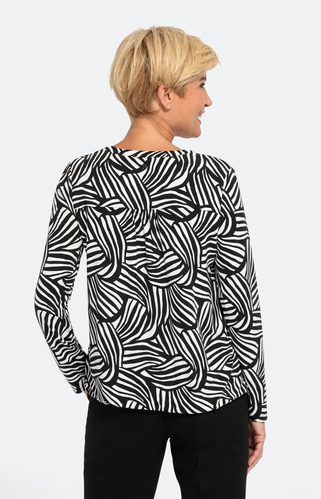 Langarm-Shirt mit Zebraprint