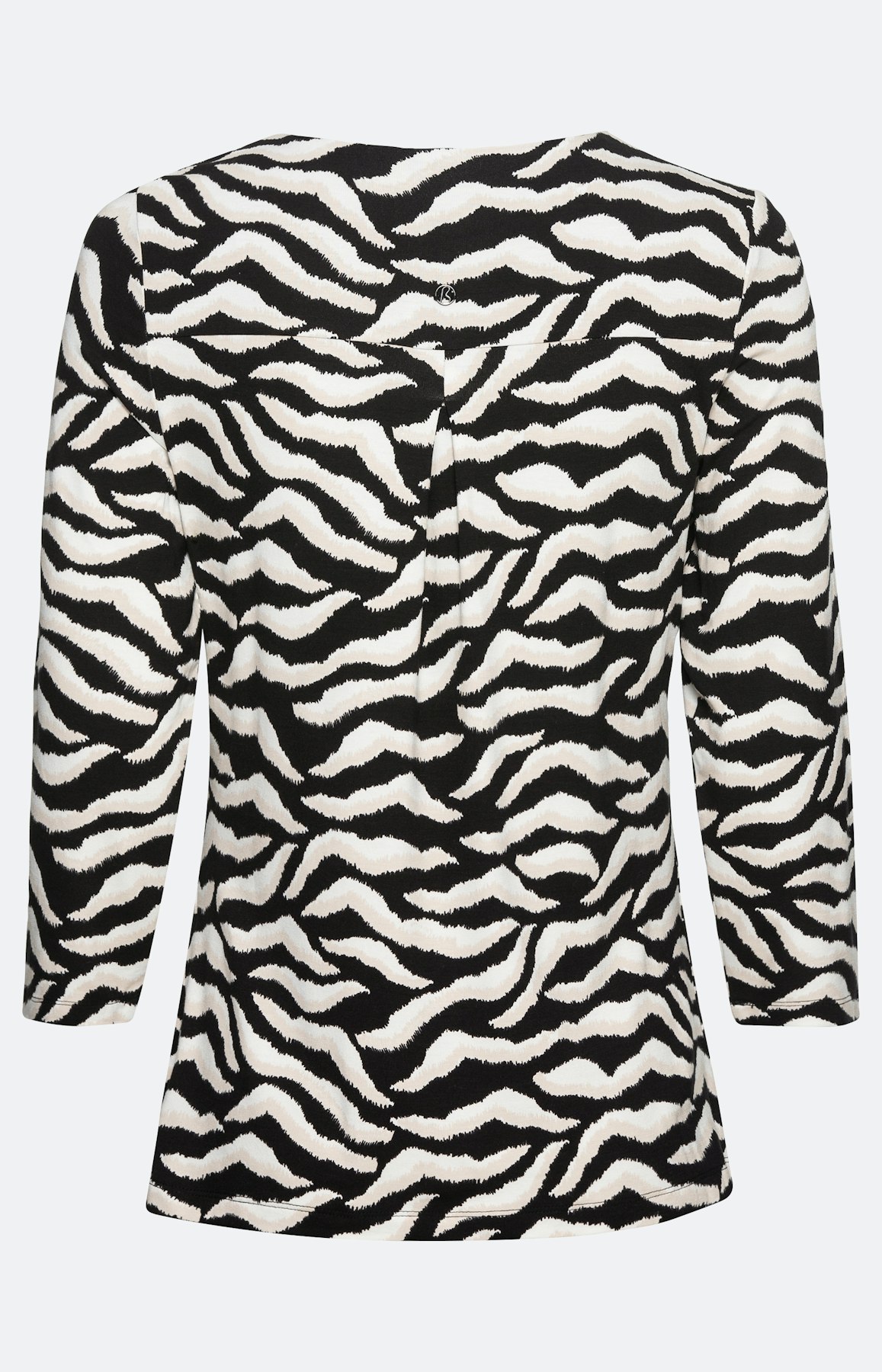 Langes Shirt mit Zebramuster