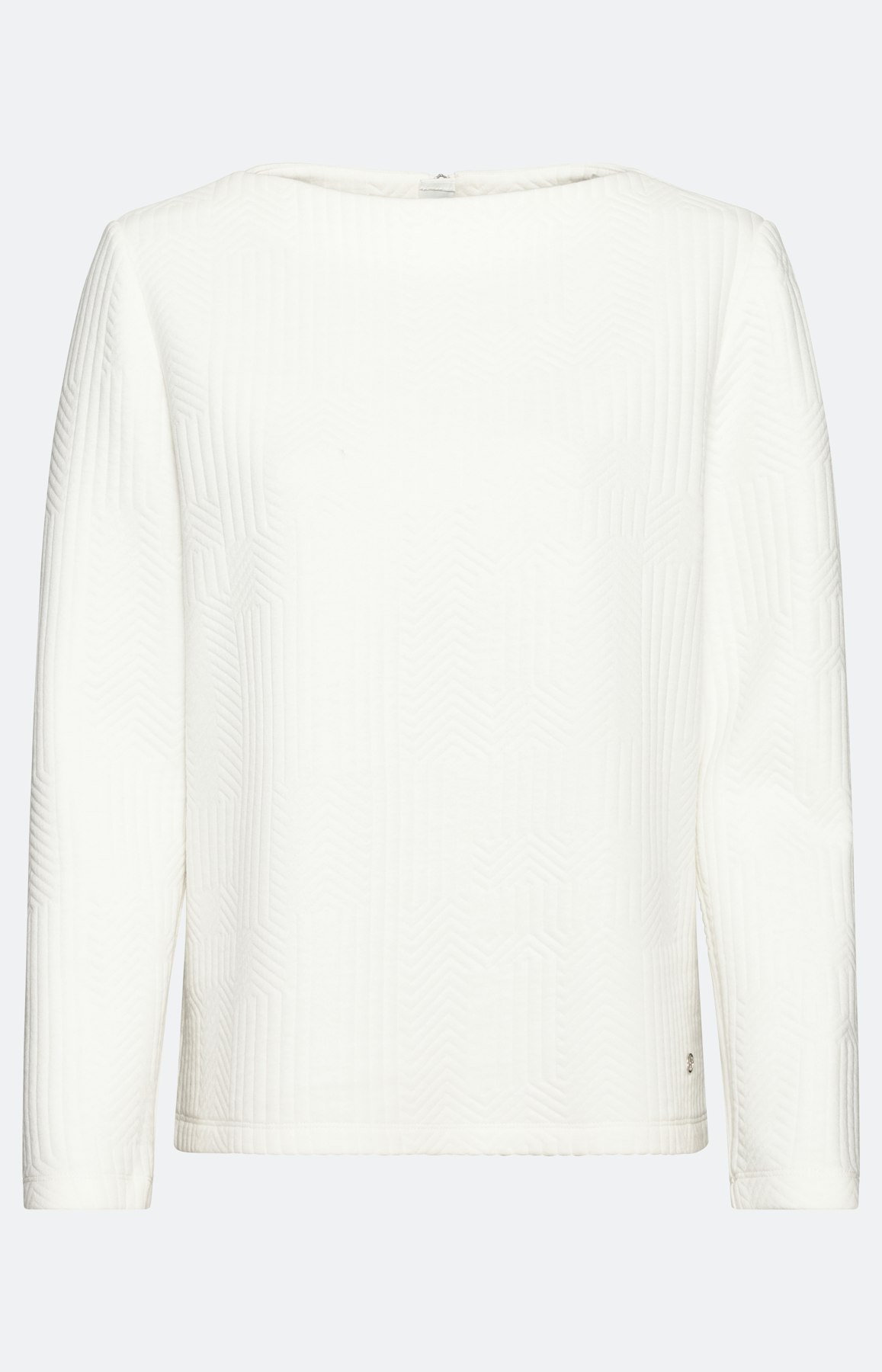 Struktur-Sweatshirt mit langem Arm