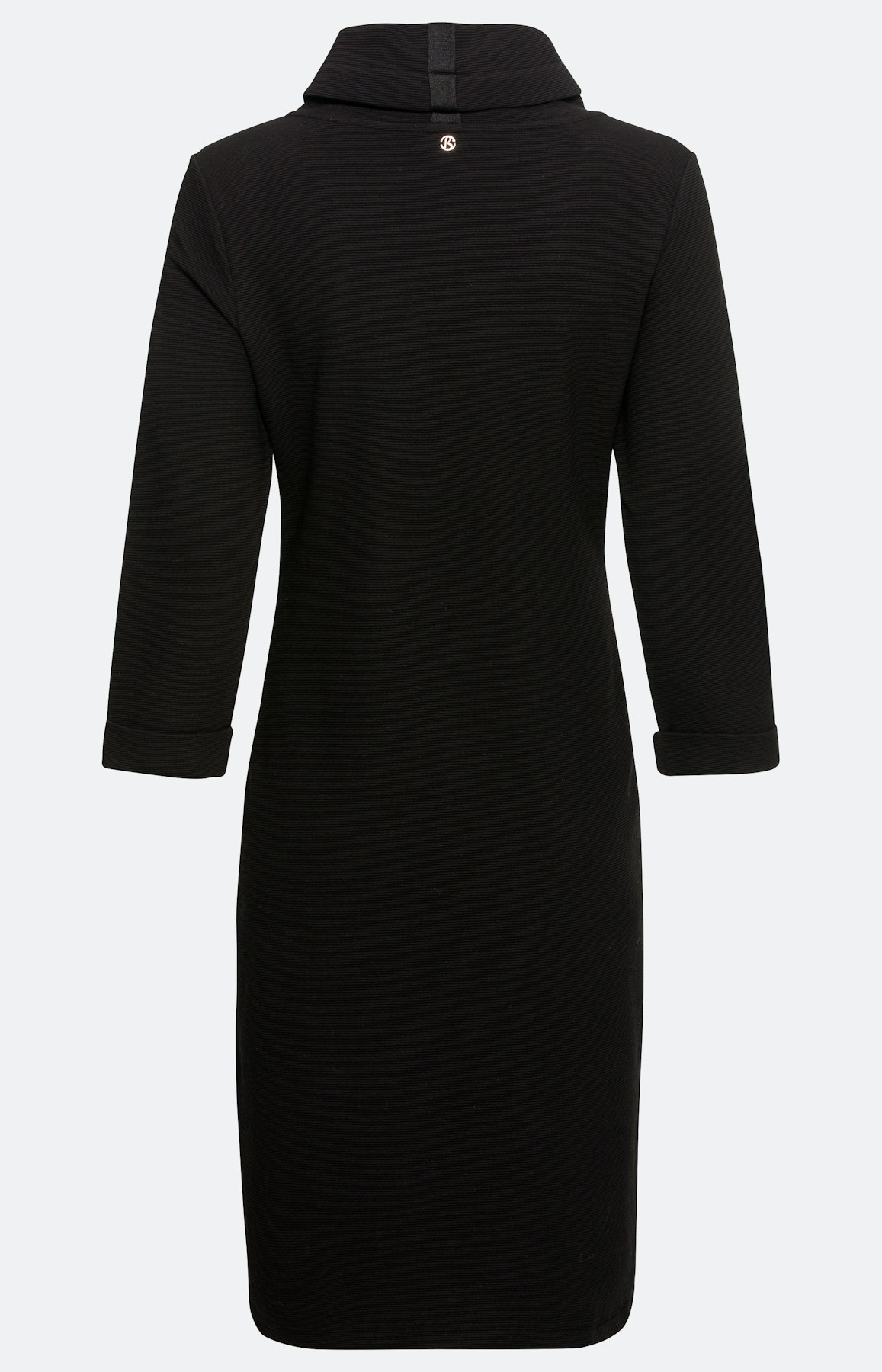 Sweatkleid mit hohem Kragen