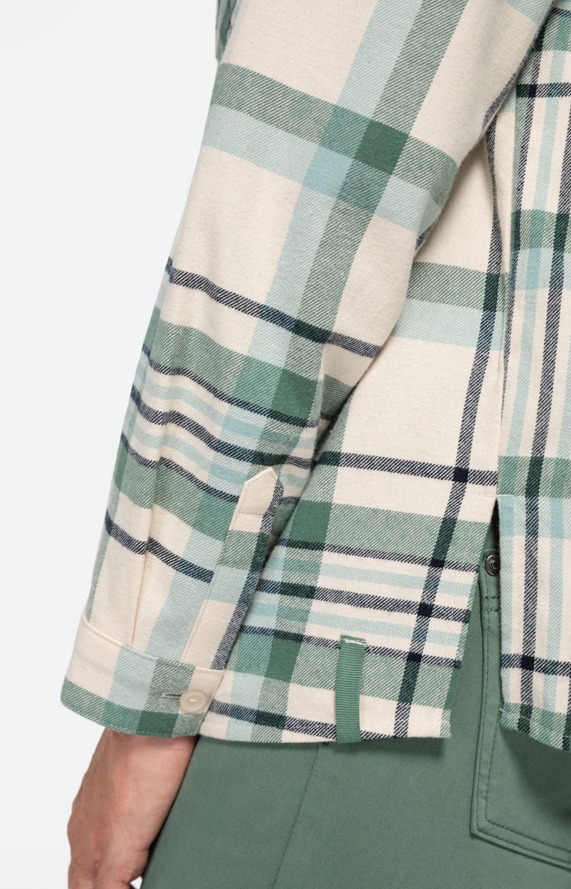 Langes Hemd mit Karomuster