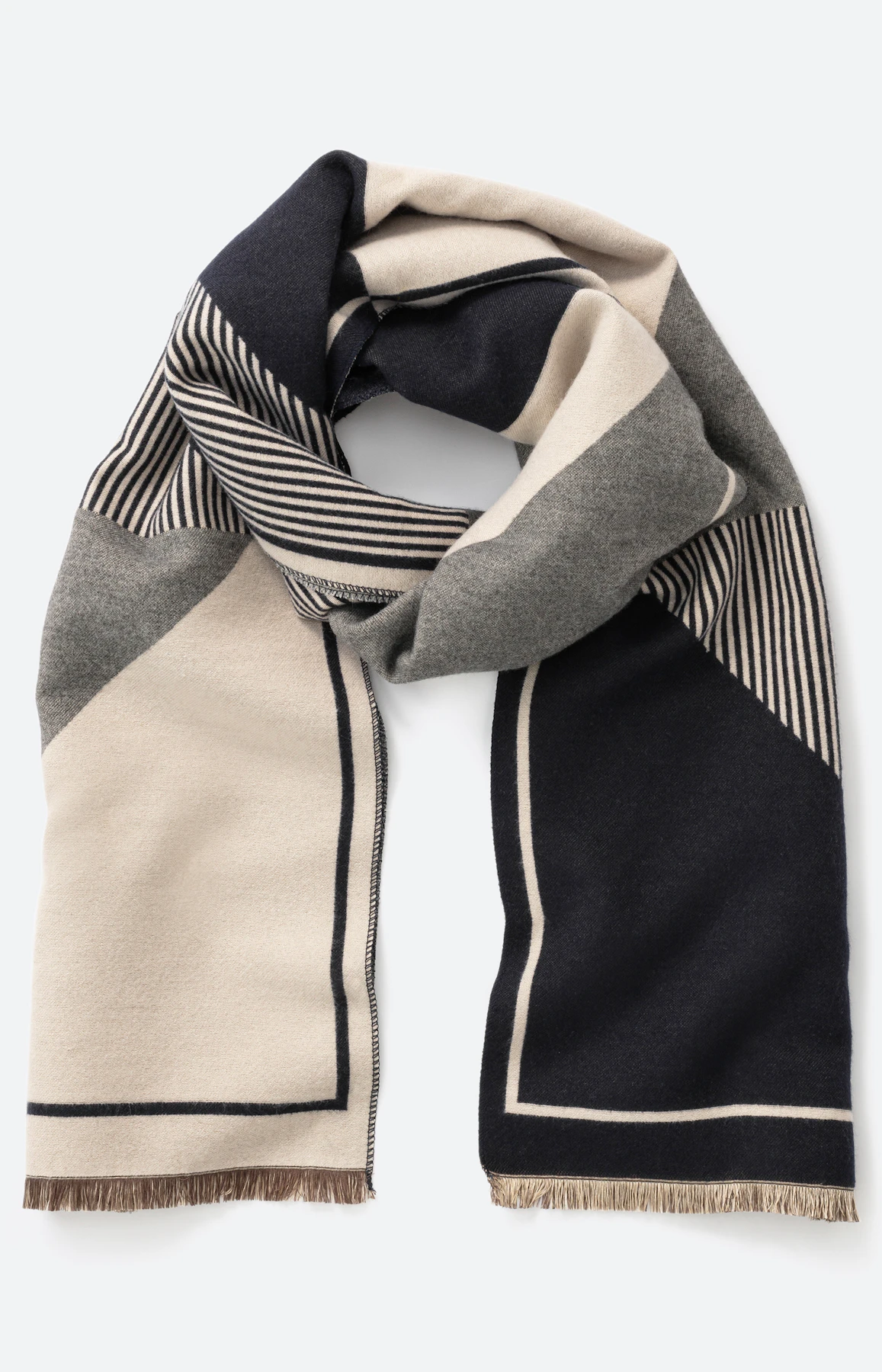 Schal mit Muster-Mix