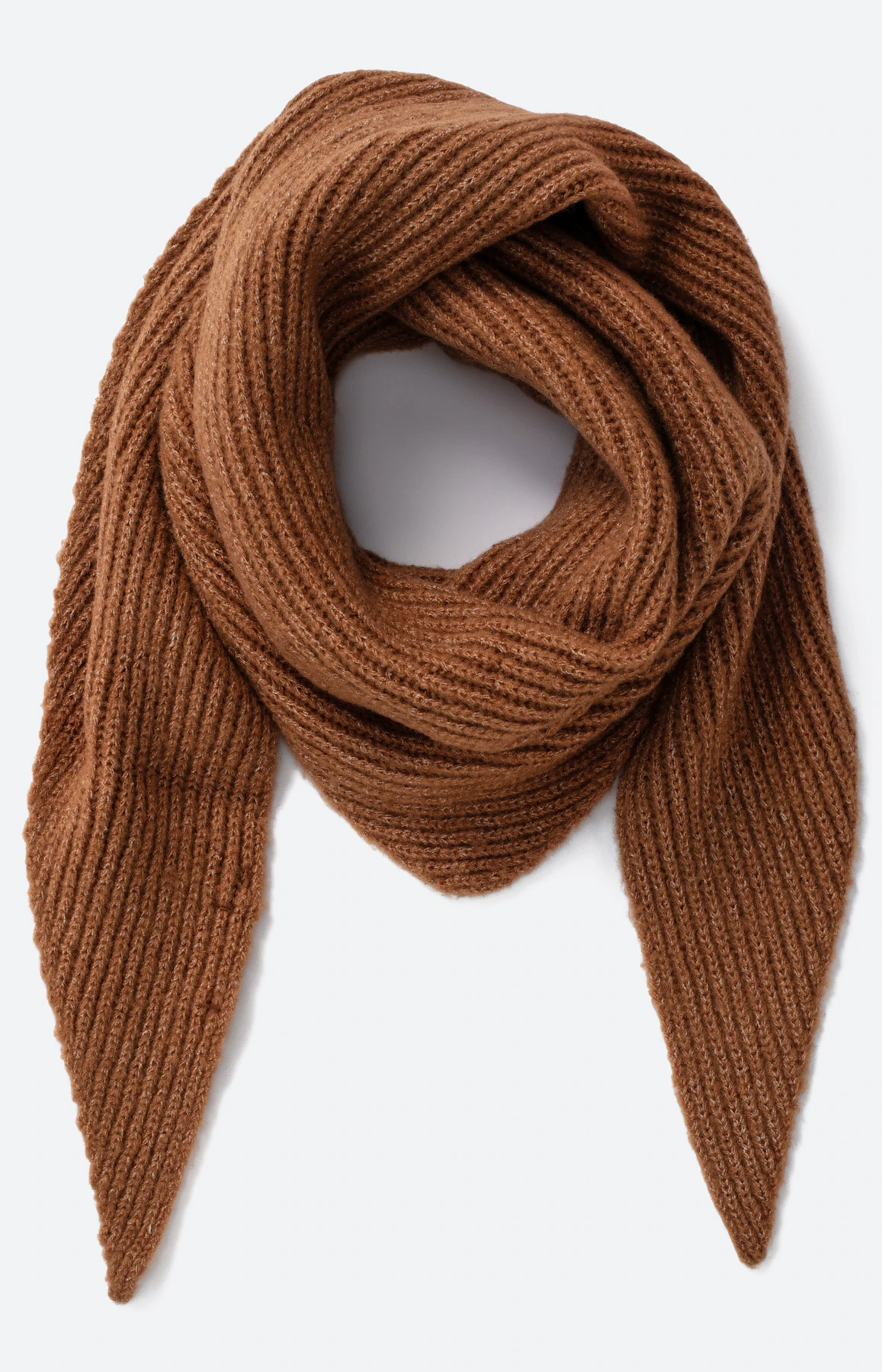 Einfarbiger Strickschal