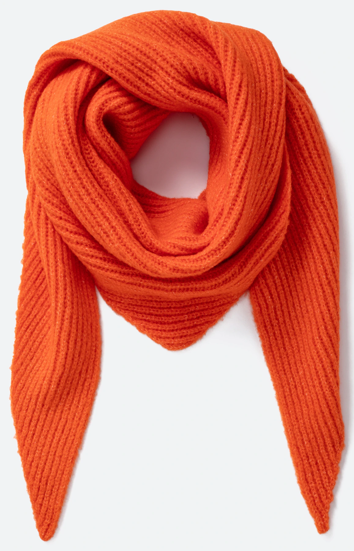 Strickschal im Uni-Design