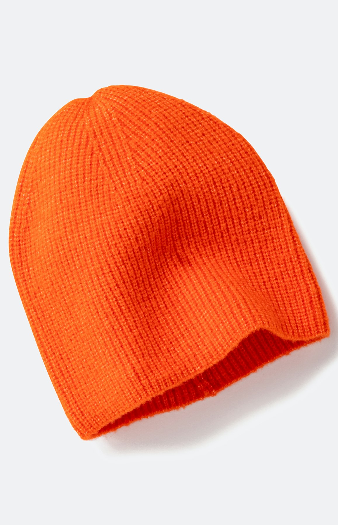 Strickmütze im Uni-Design