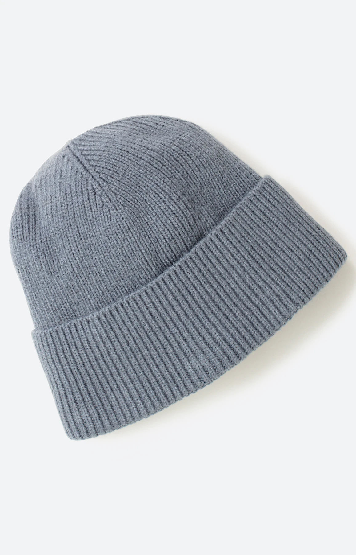 Einfarbige, gefütterte Strick-Beanie