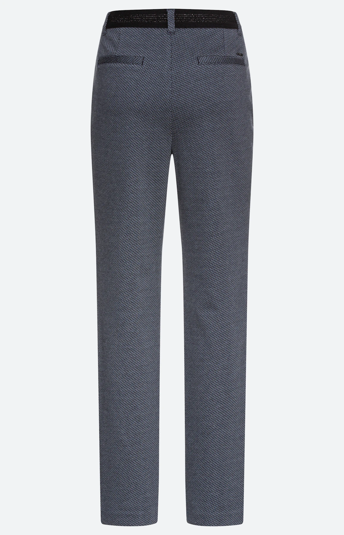 Broek met smalle pijpen, elastische band