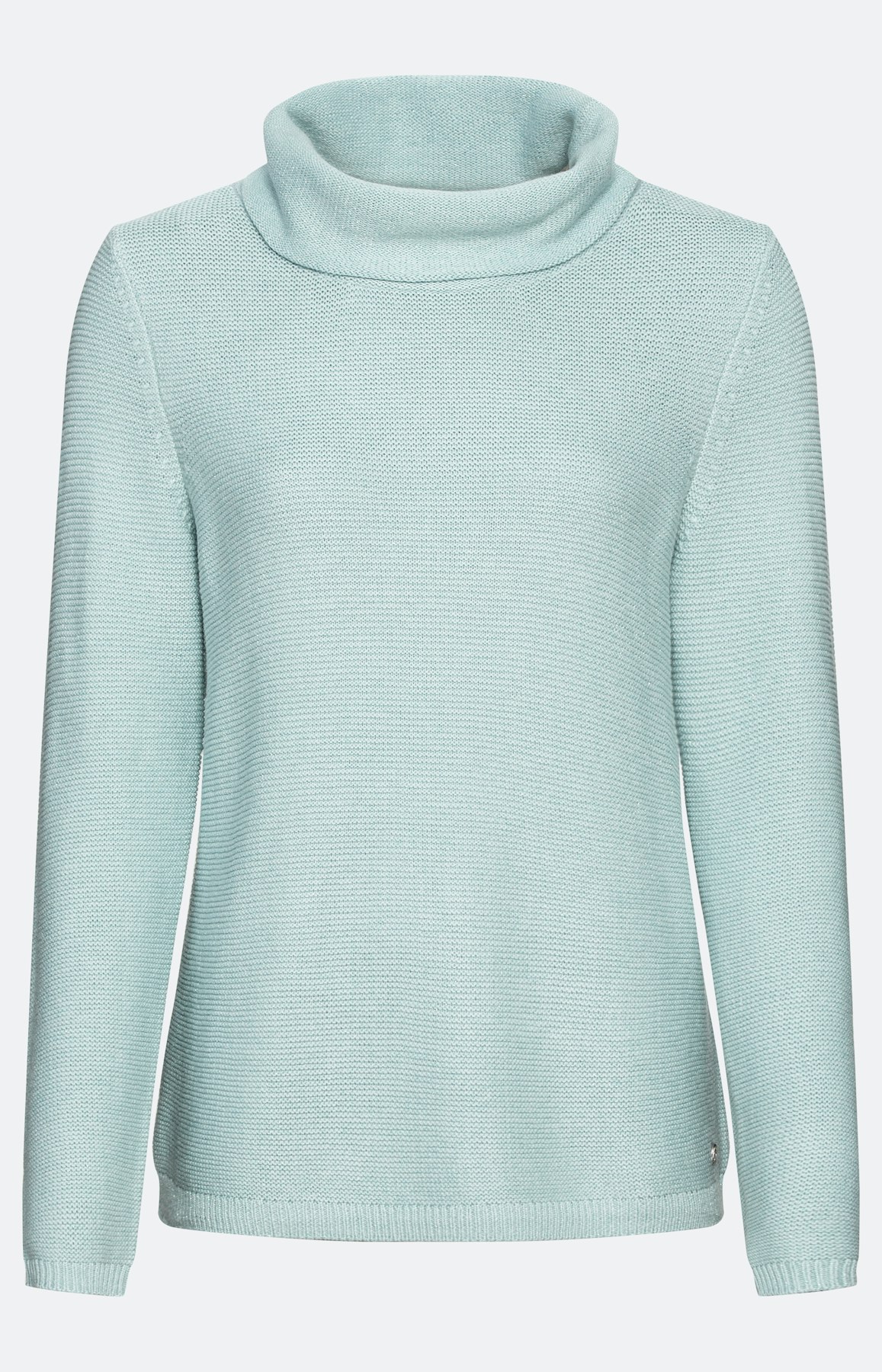 Unifarbener Pullover mit 1/1-Arm