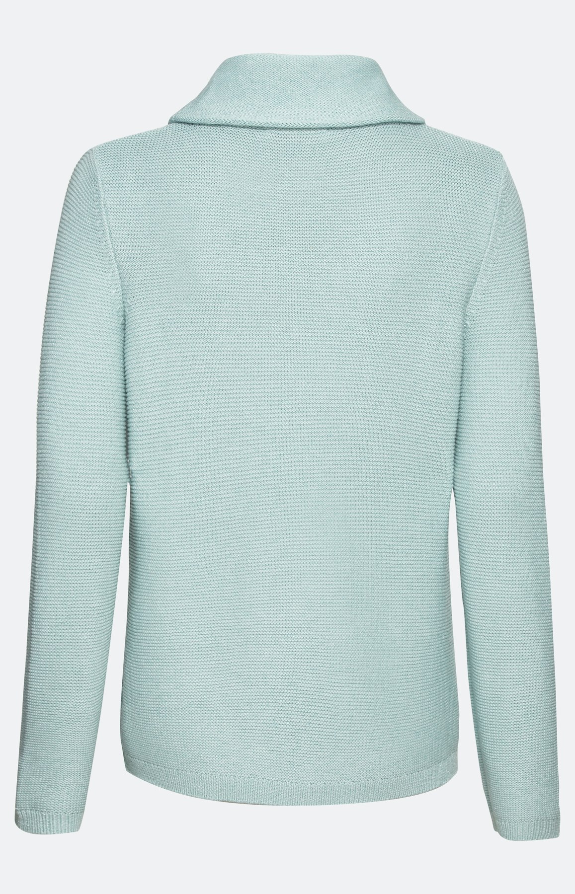 Unifarbener Pullover mit 1/1-Arm