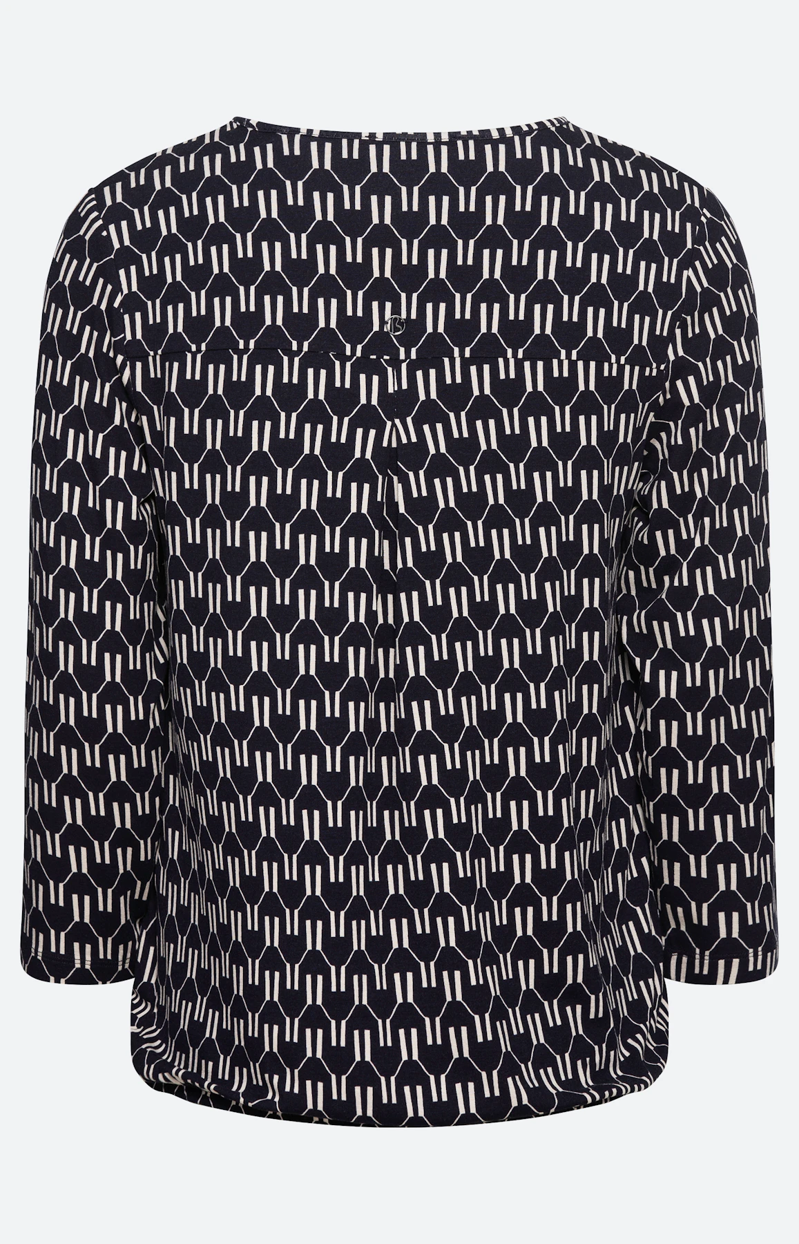 Shirt mit Mesh-Einsatz und 3/4-Ärmel