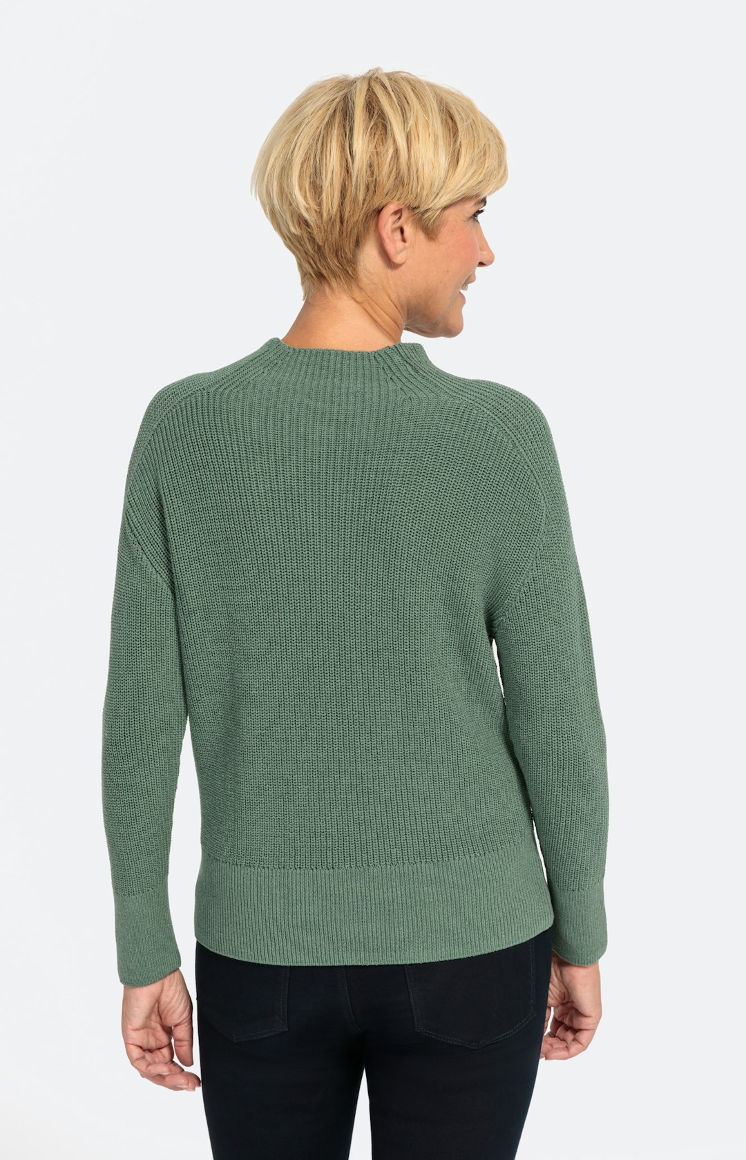 Strukturierter Pullover mit langem Ärmel