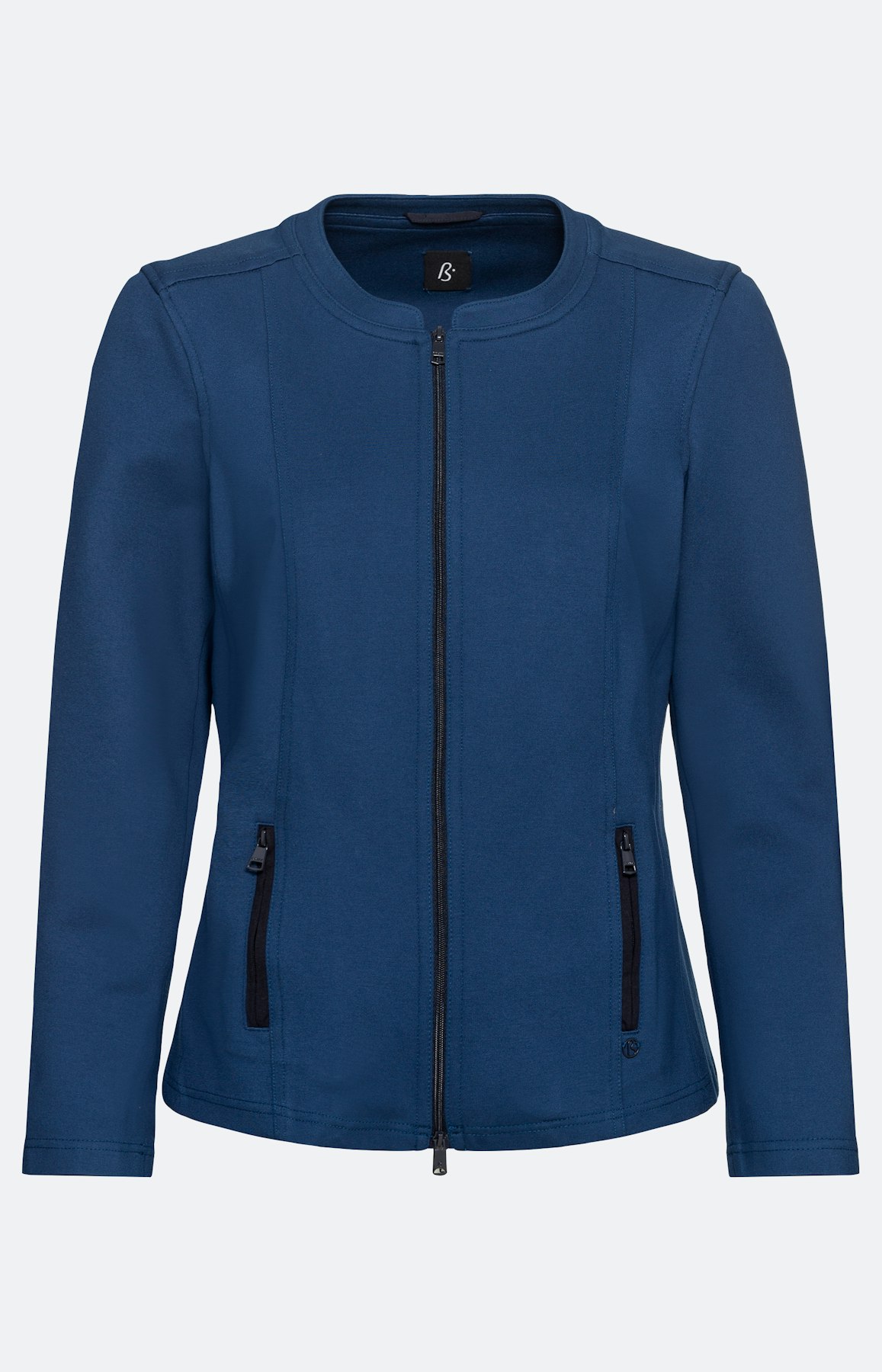 Jersey-Blazer mit Reißverschluss