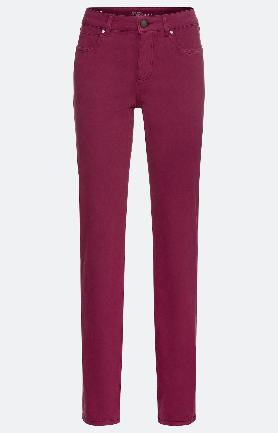 Farbige Denim-Hose mit 5 Pockets