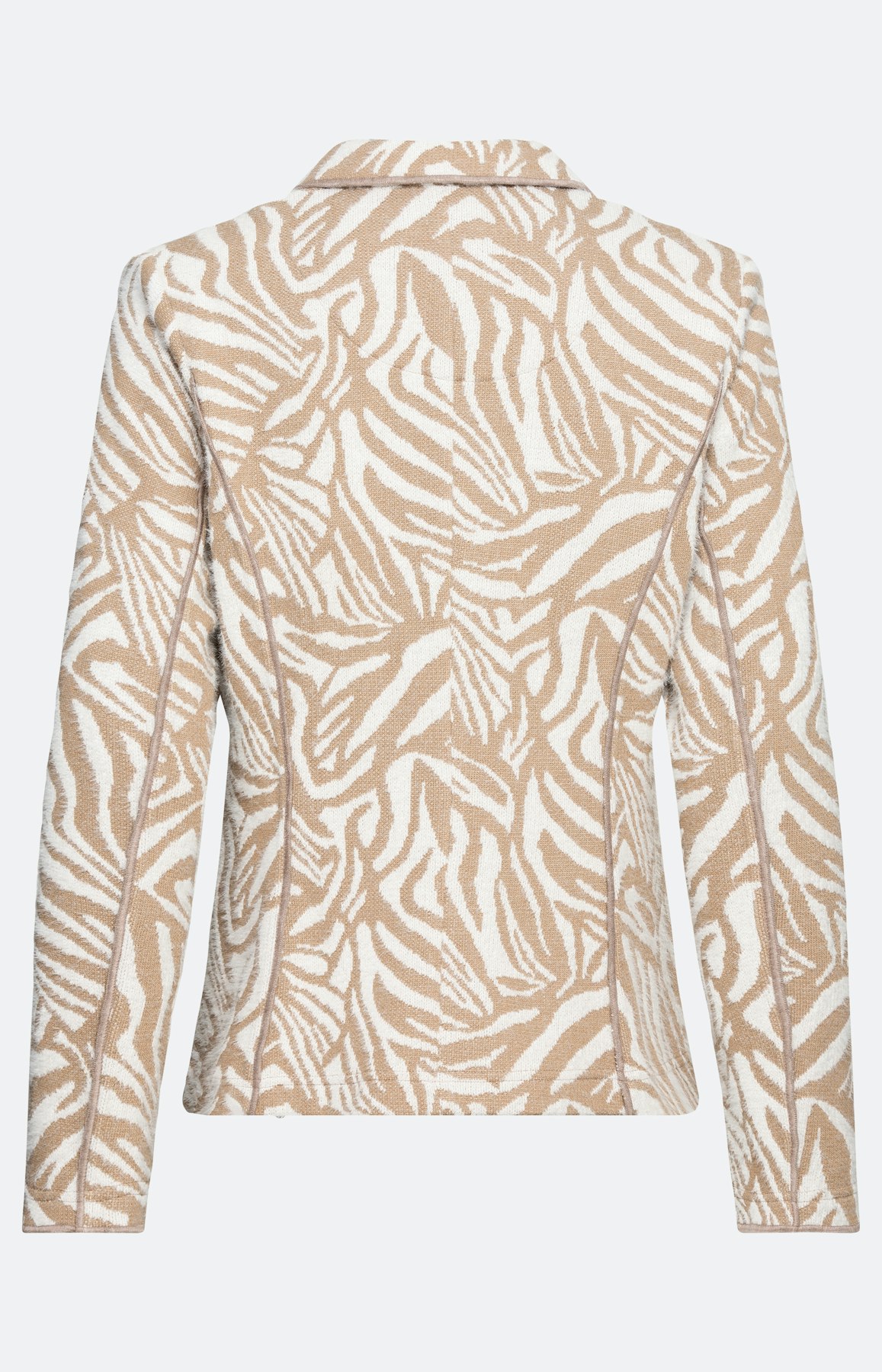 Jaquard-Blazer mit Knopfleiste