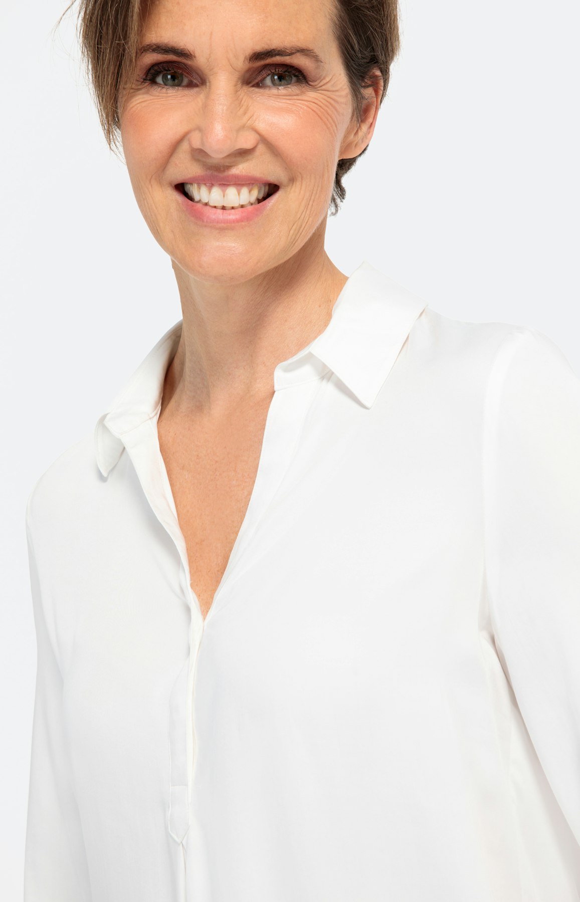 Schlupfbluse aus weicher Viskose