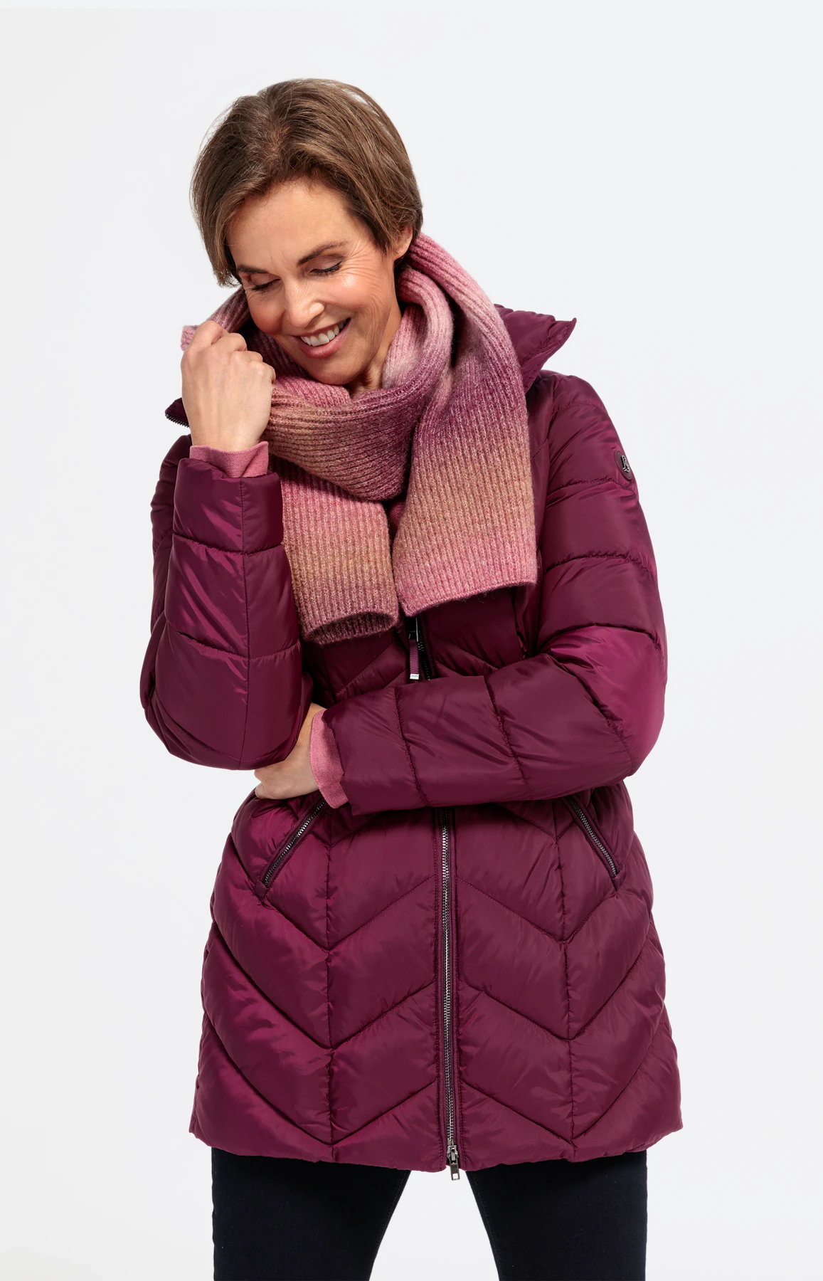 Schal mit Farbverlauf