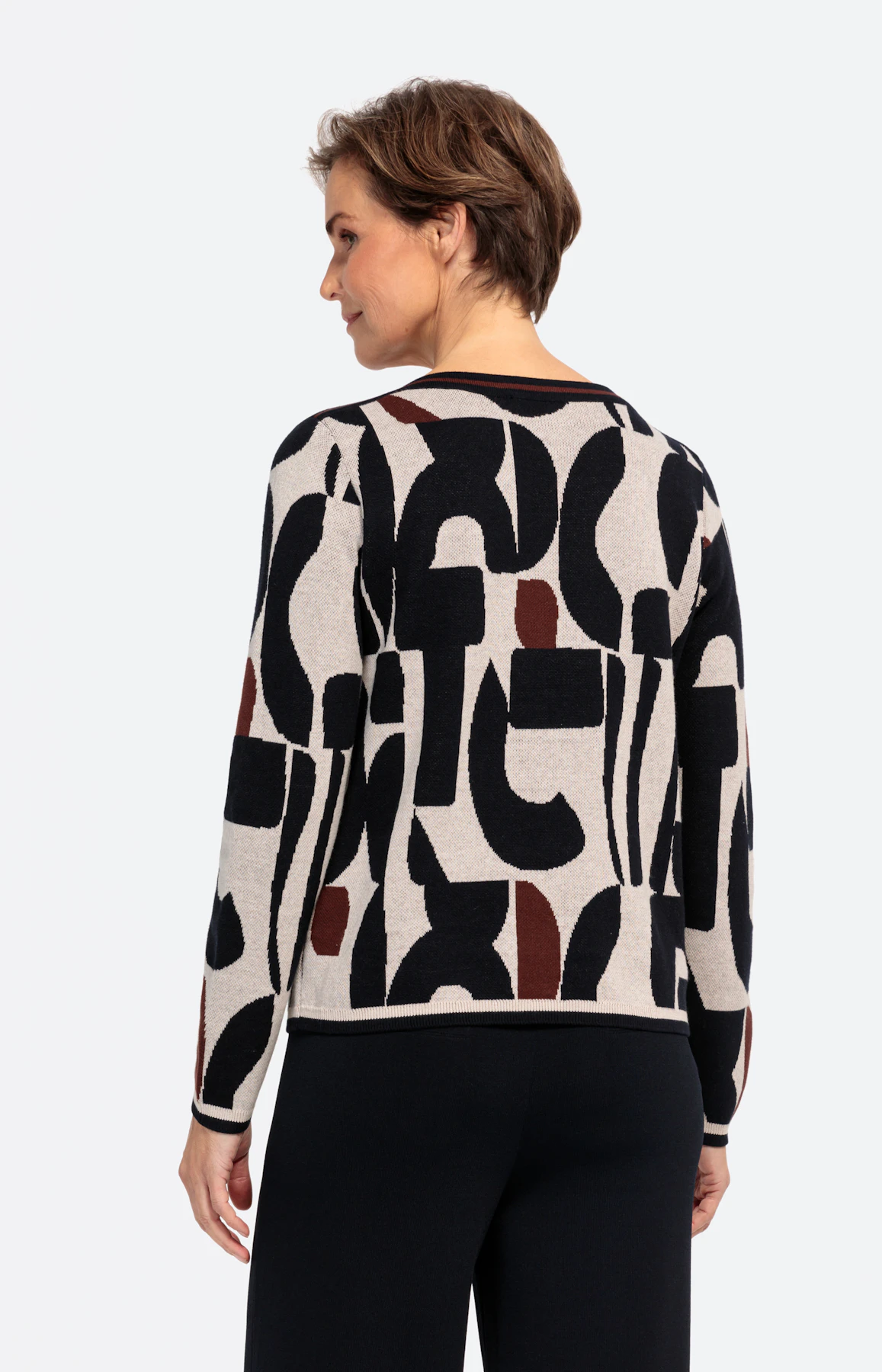 Pullover mit grafischem Muster