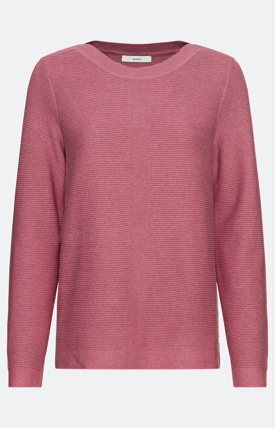 Feinstrickpullover mit Struktur