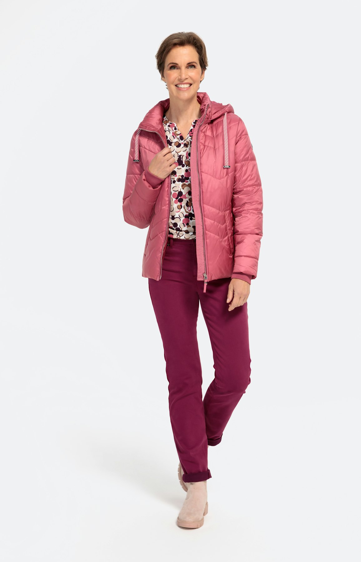 Farbige Denim-Hose mit 5 Pockets