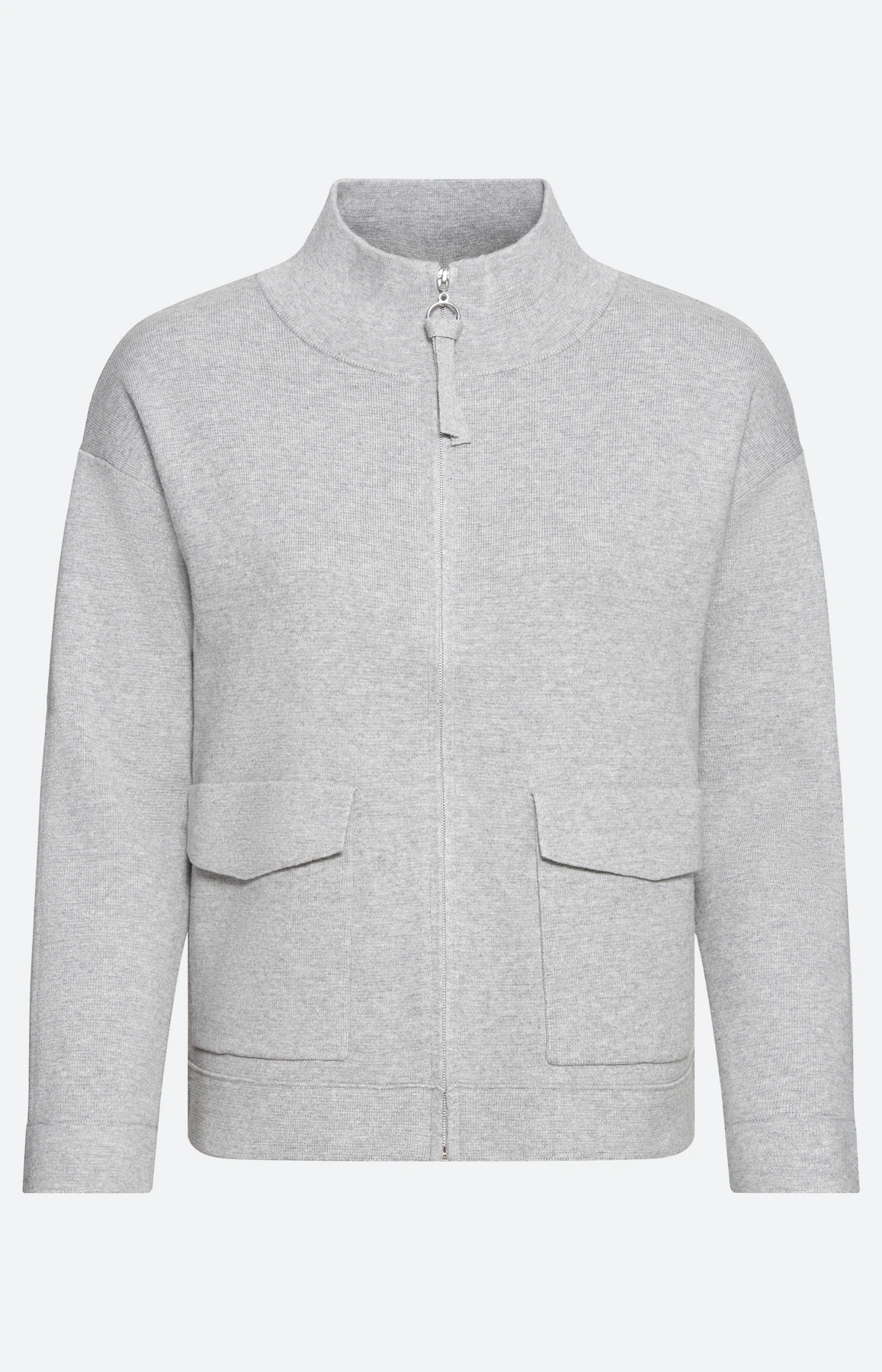 Strickjacke mit Reißverschluss