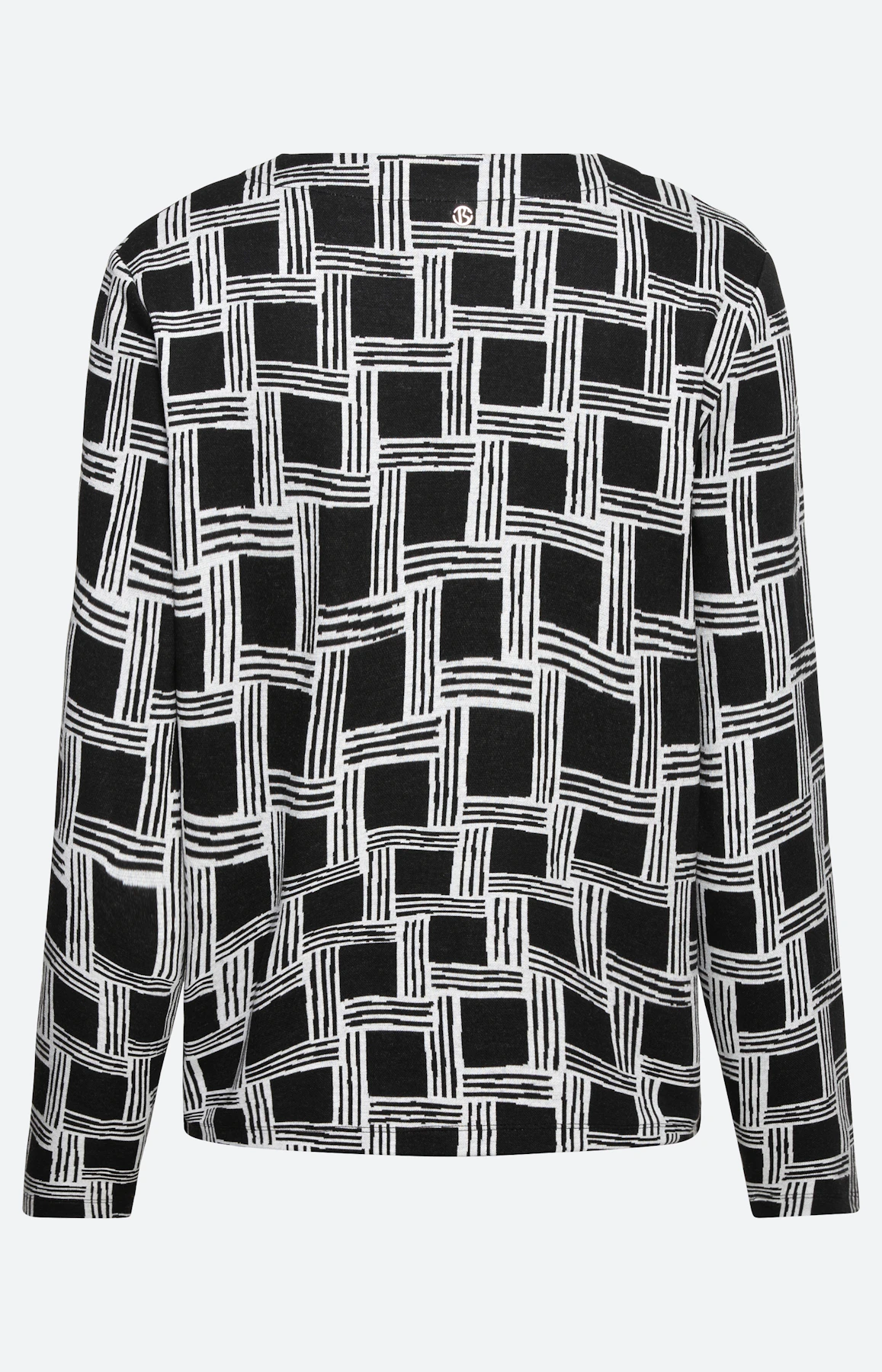 Sweatshirt met wijde ronde hals