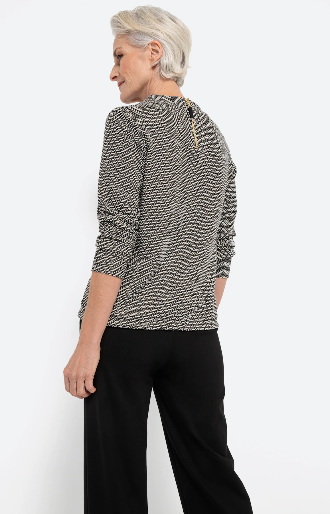 Sweatshirt mit Bindeband am Saum